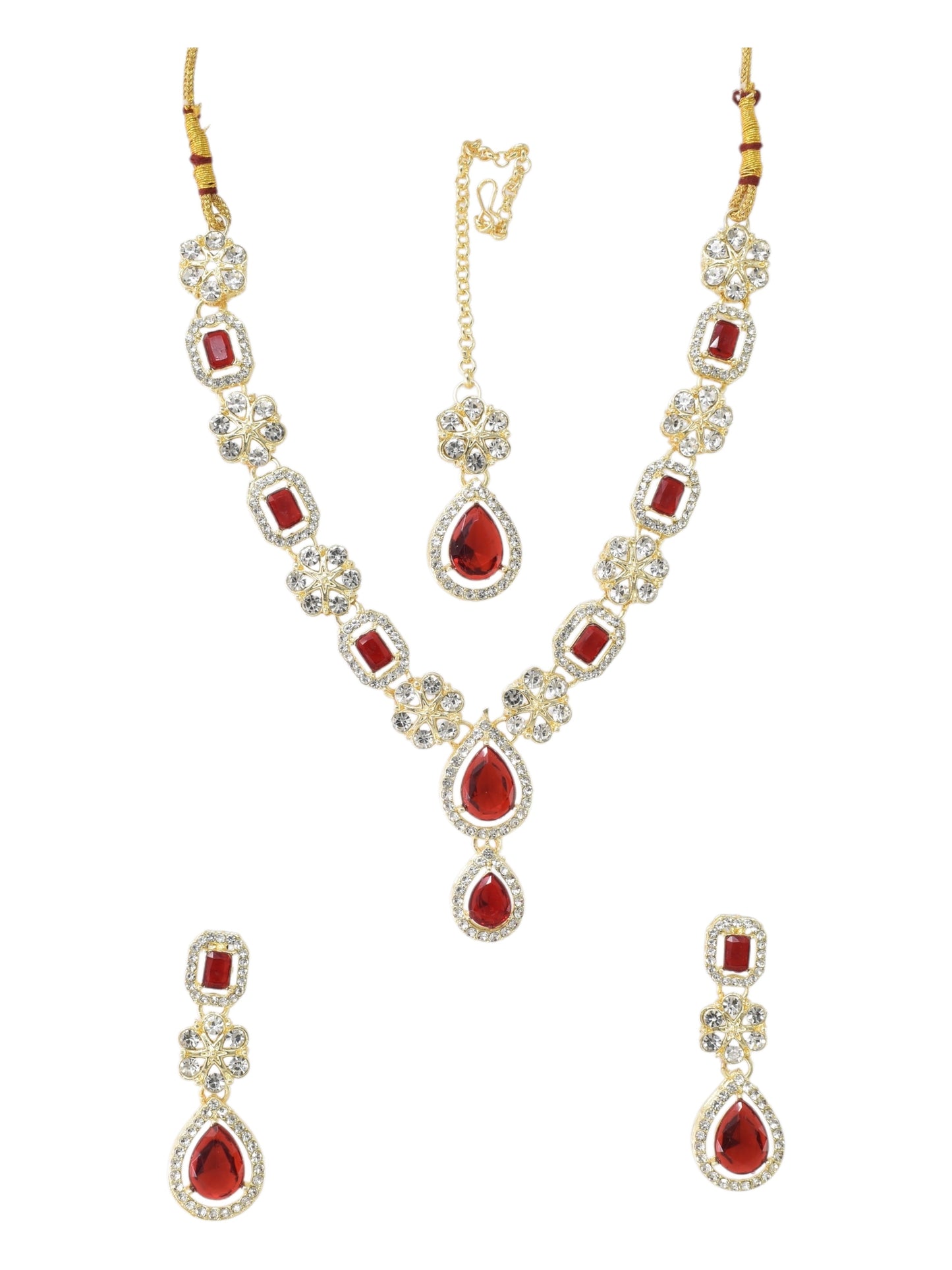 Necklace,american diamond set,ad set,silver set