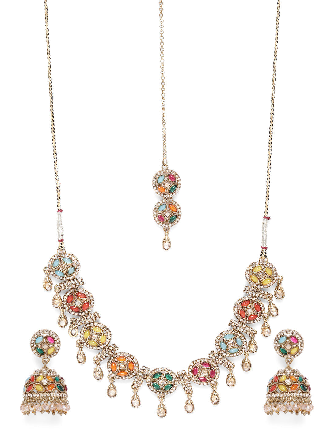 Heritage jewellery,choker necklace,trendy jewellery,latest designer jewellery set,pearl set,bridal necklace jhumkas,earrings,Bahubali earrings,indian jewellery,