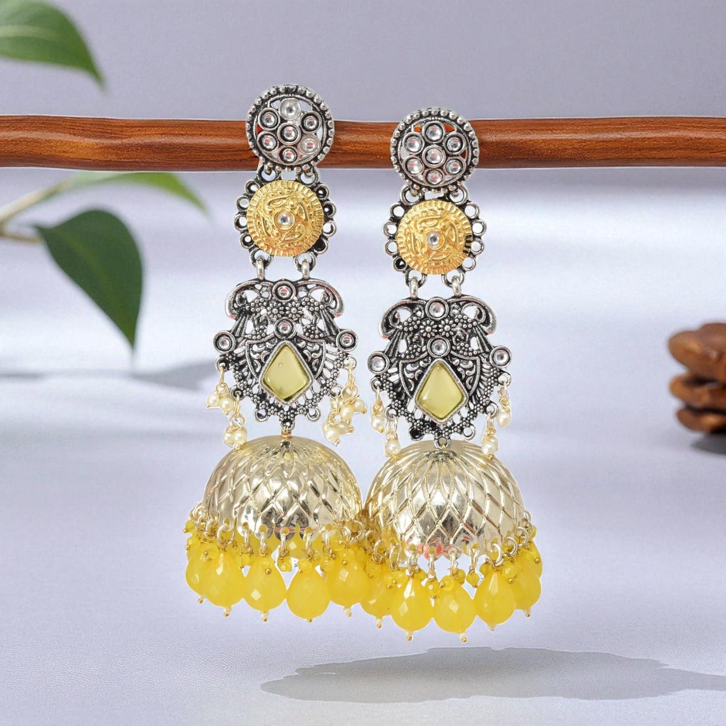 oxidised earring, german silver earrings, silver jhumka earring for women, oxidised jhumka for women, jhumka for women, traditional jhumka for women, Navratri earrings, Navratri jewellery, jhumka