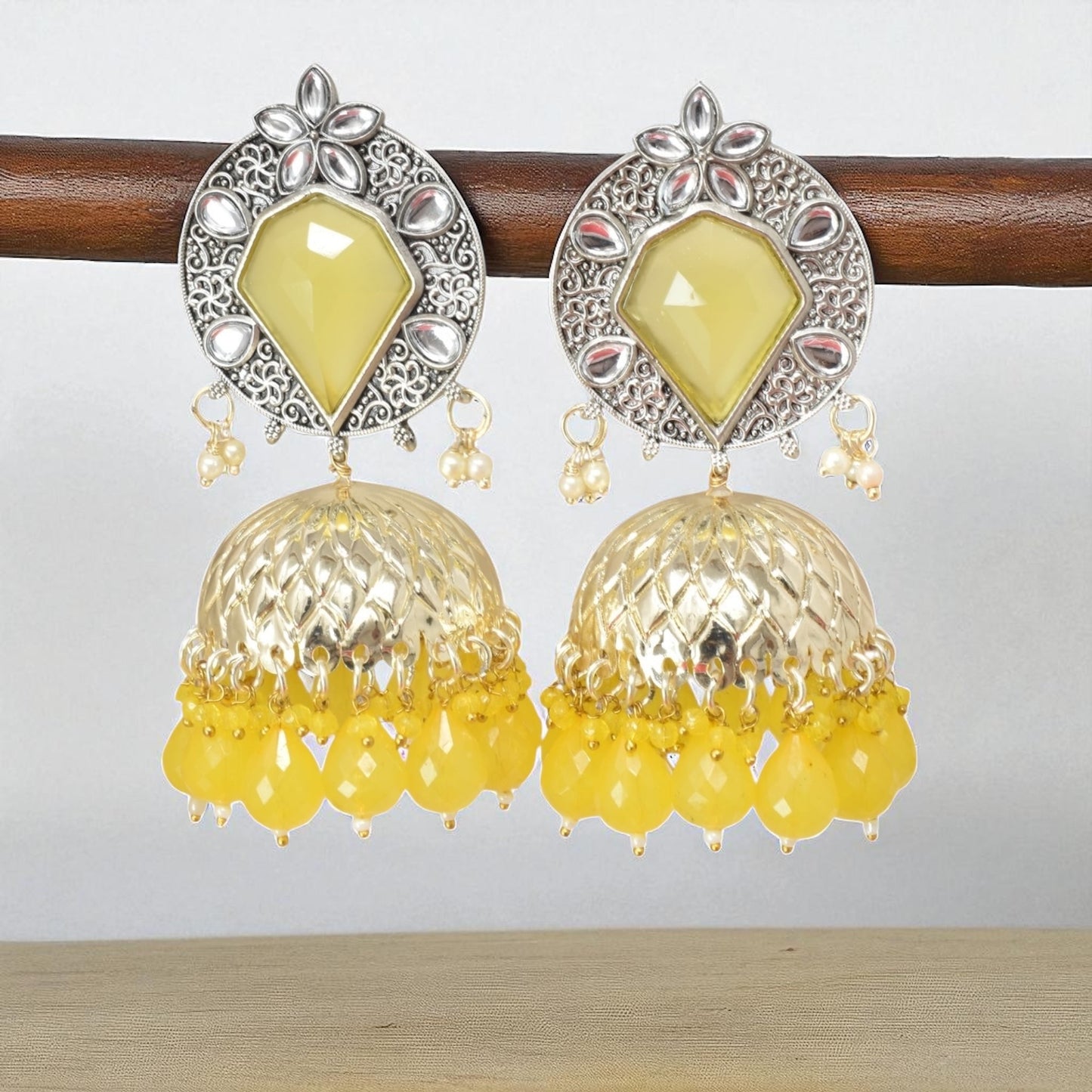 oxidised earring, german silver earrings, silver jhumka earring for women, oxidised jhumka for women, jhumka for women, traditional jhumka for women, Navratri earrings, Navratri jewellery, jhumka