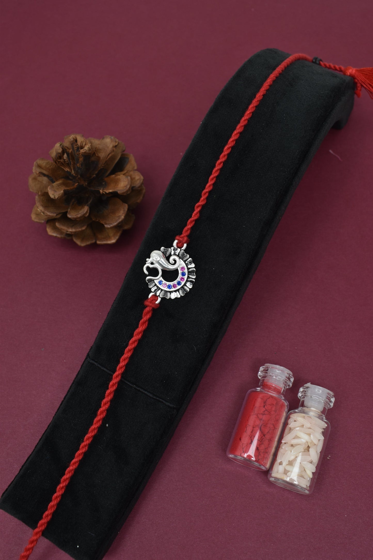 Wise Vibes – Vakratund Rakhi Design