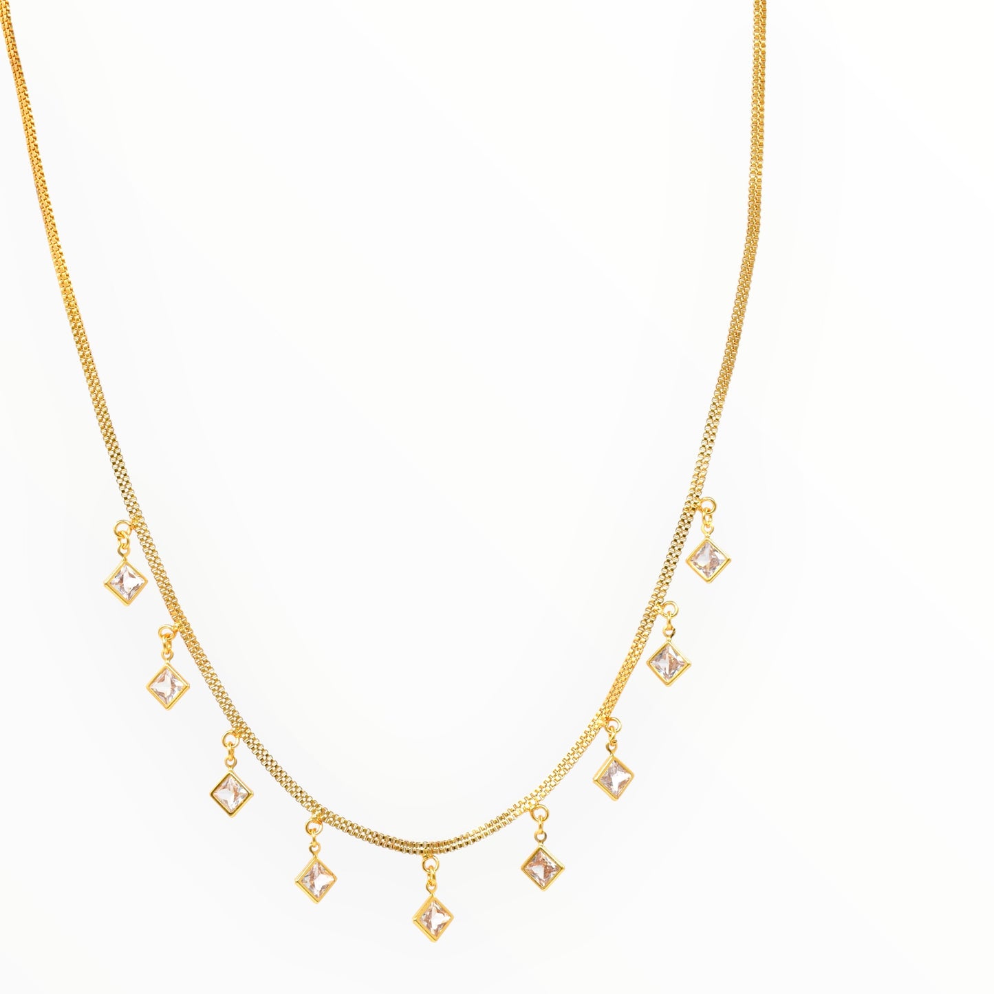 Luxury Multilayer Pearl chain maala with Gemstone Detailing