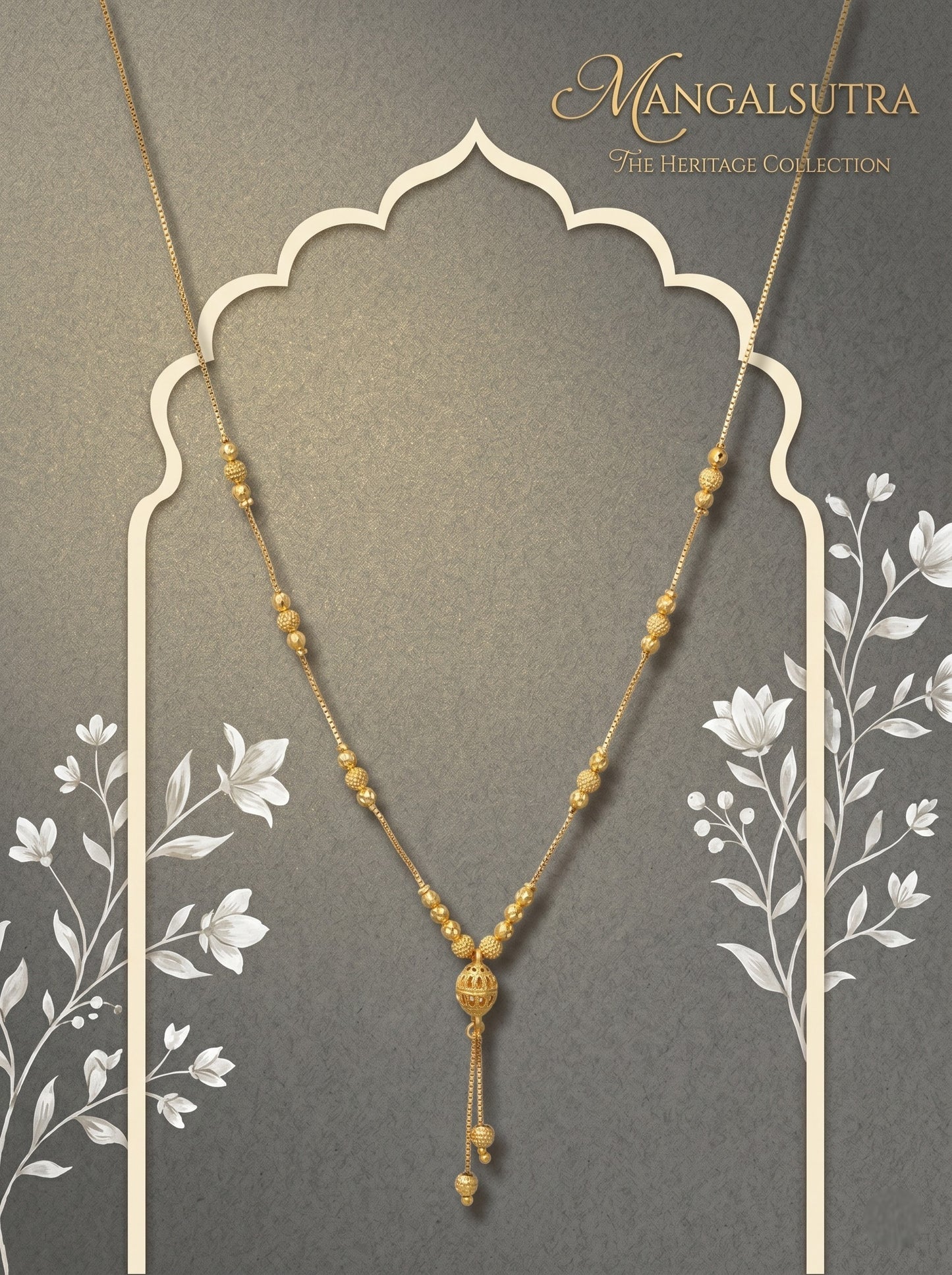 Ethnic Gold-Toned Tanmaniya Necklace for Women