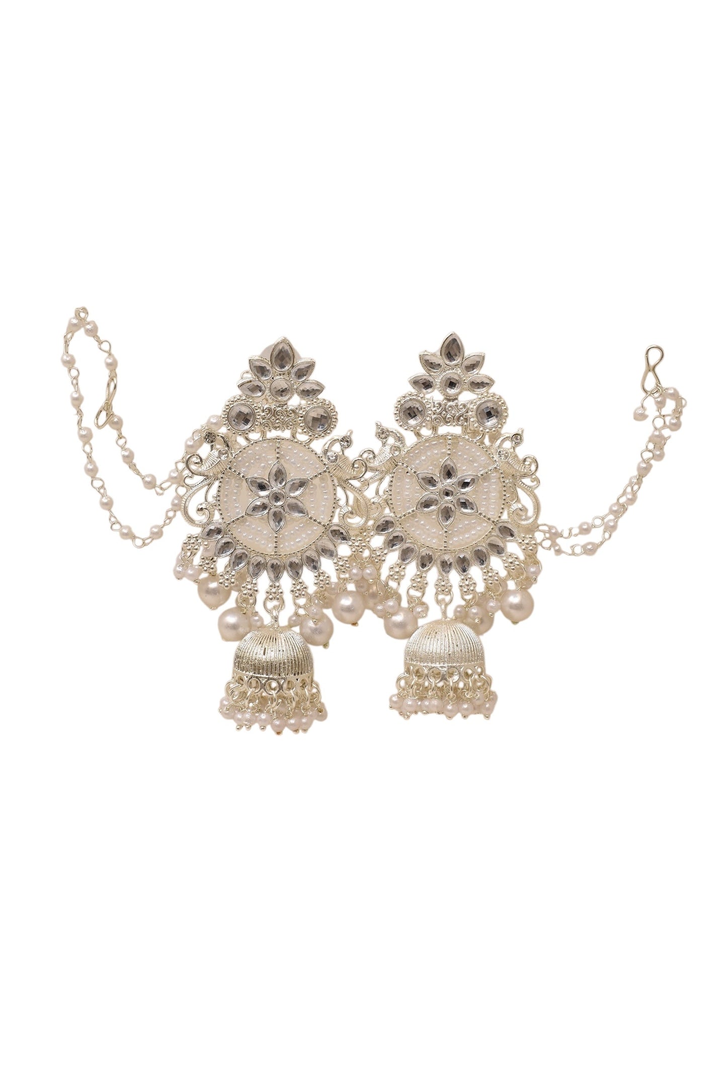 meira jewellery Heritage jewellery jhumkas,silver jhumakas,