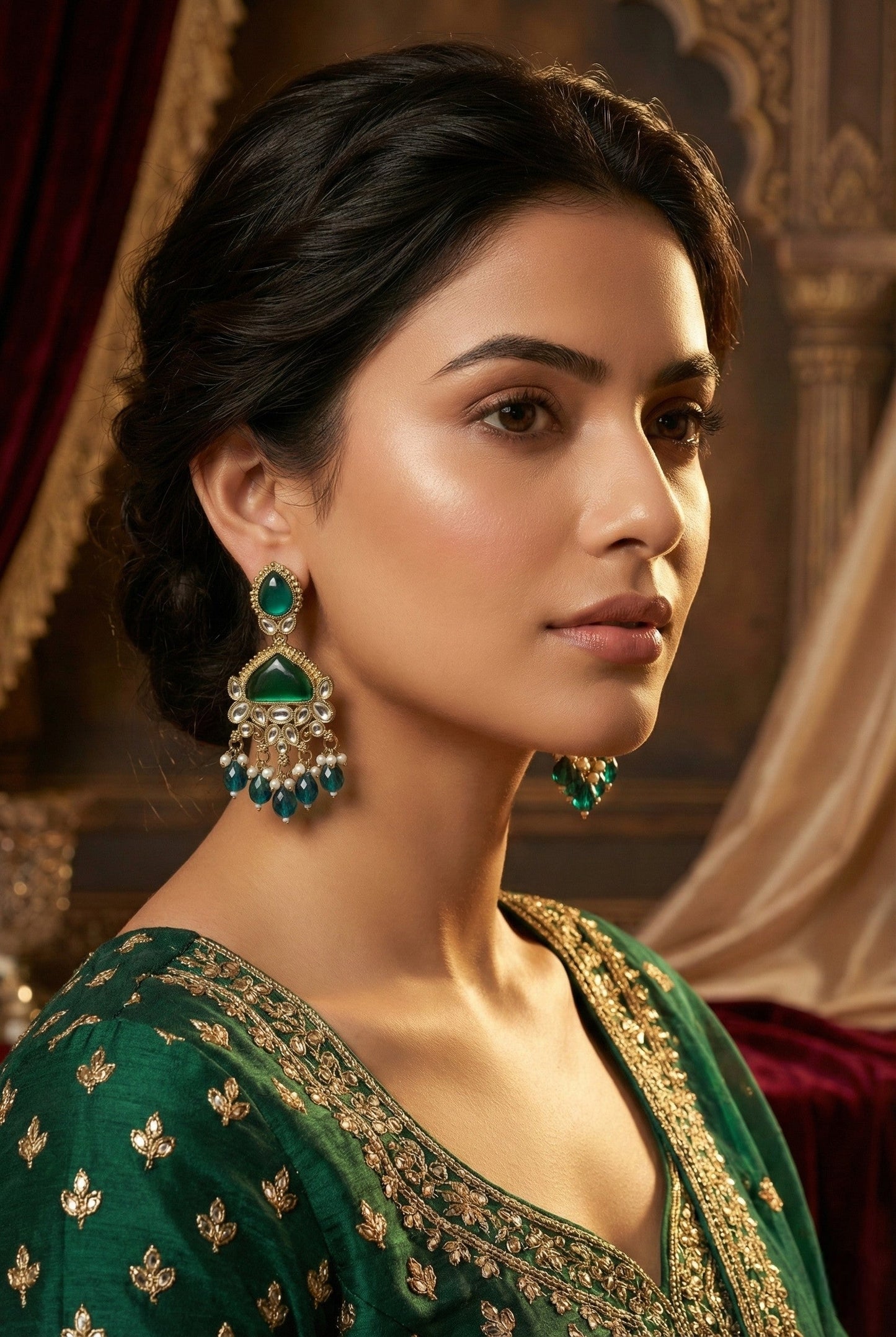 kundan jhumka,meenakari earrings,kahmiri earring,chandbali,chandelier earrings, dome jhumkas,pearl cluster jhumka, long earrings,heavy earrings,big earrings,designer earrings,latest design,new design