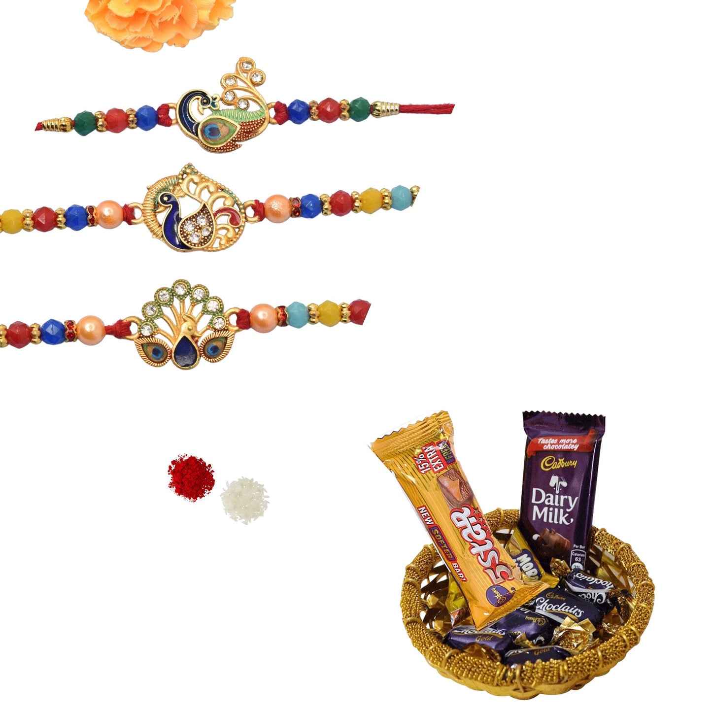 Rakhis,rakhi for brother,rakhi for kids,religious rakhi,chocalate rakhi combo