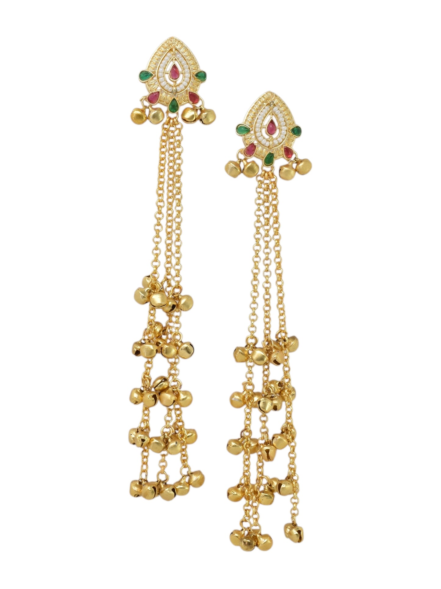 Kashmiri Long Dangling earrings
