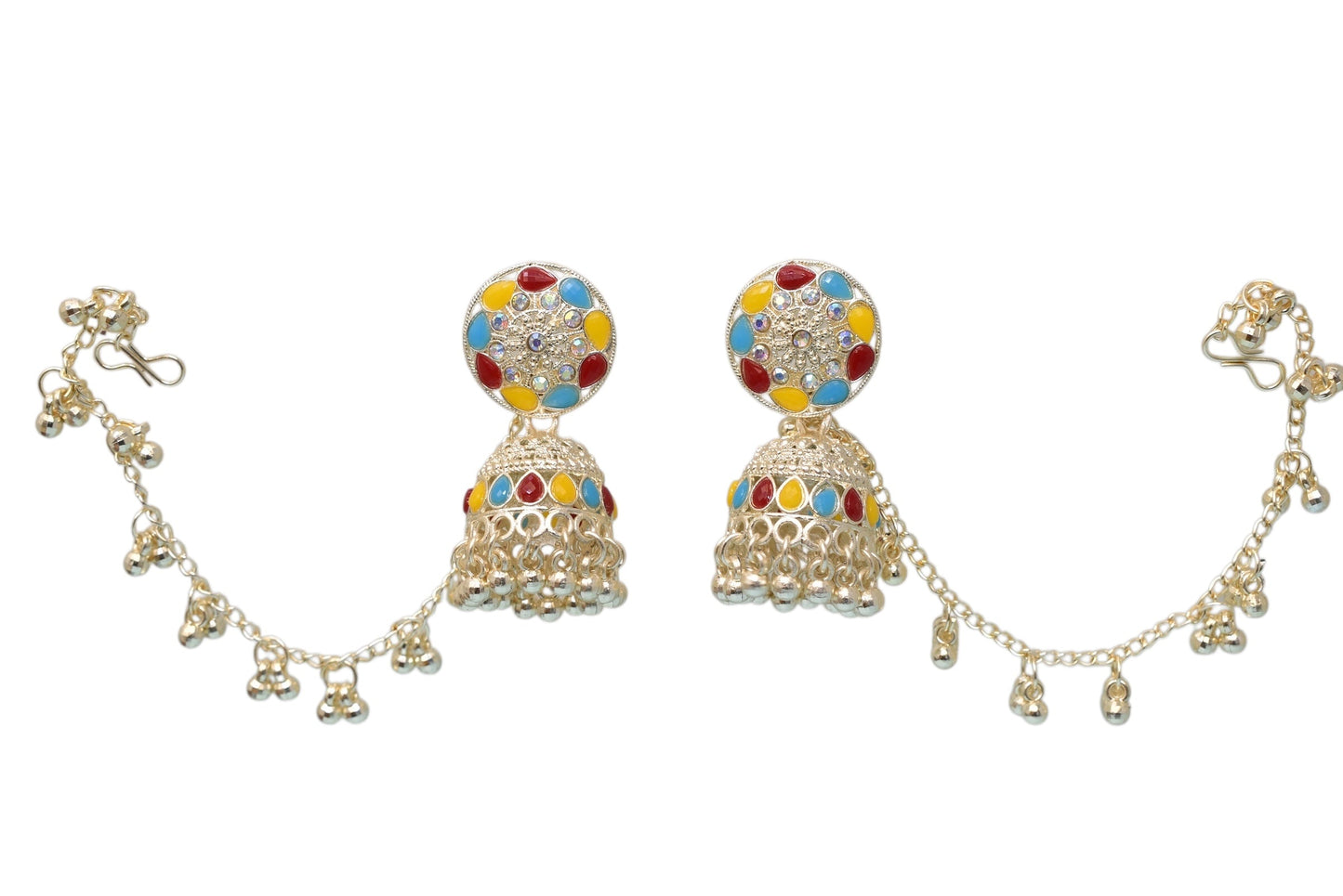 Heritage jewellery jhumkas,silver jhumakas,