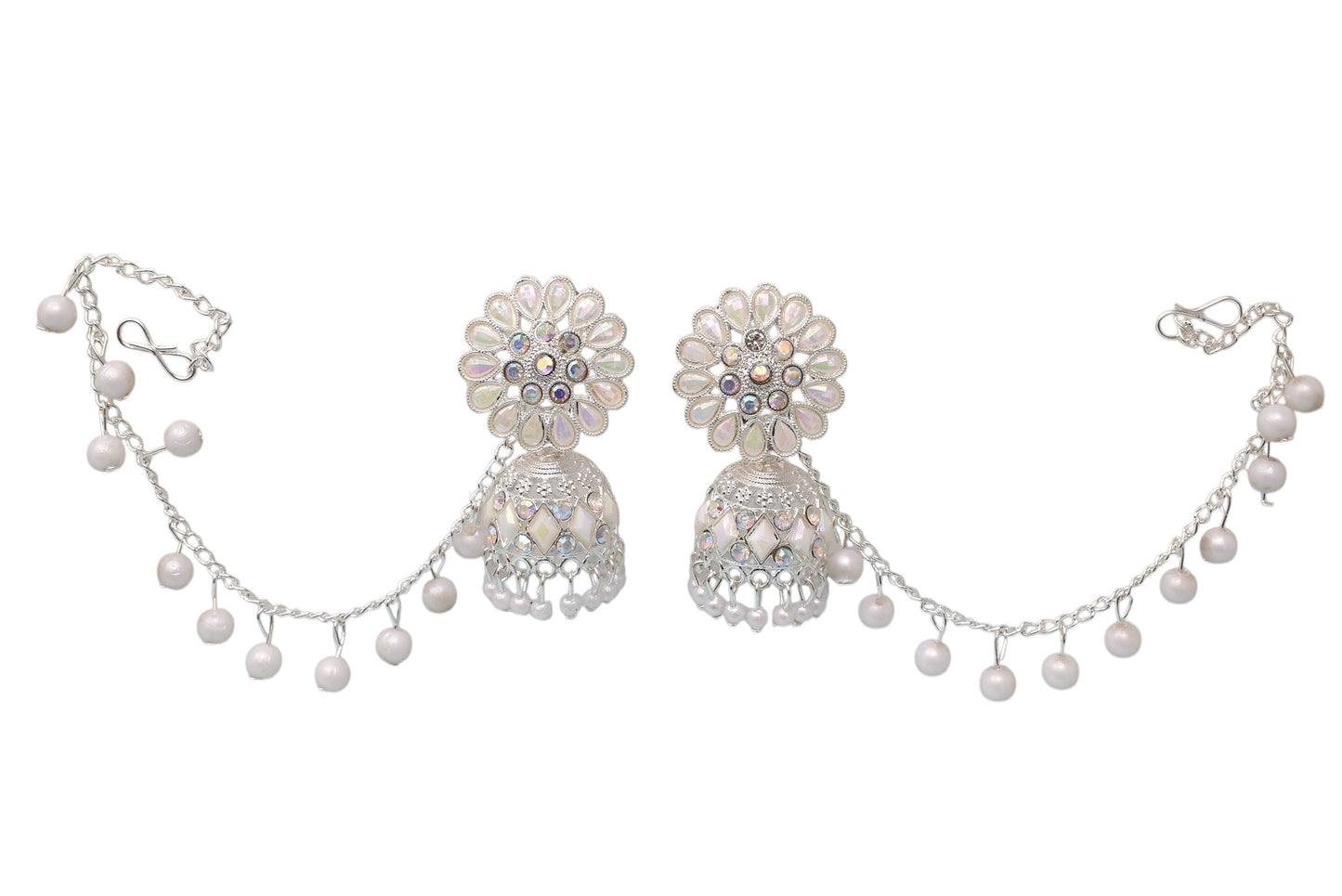 Heritage jewellery jhumkas,silver jhumakas,