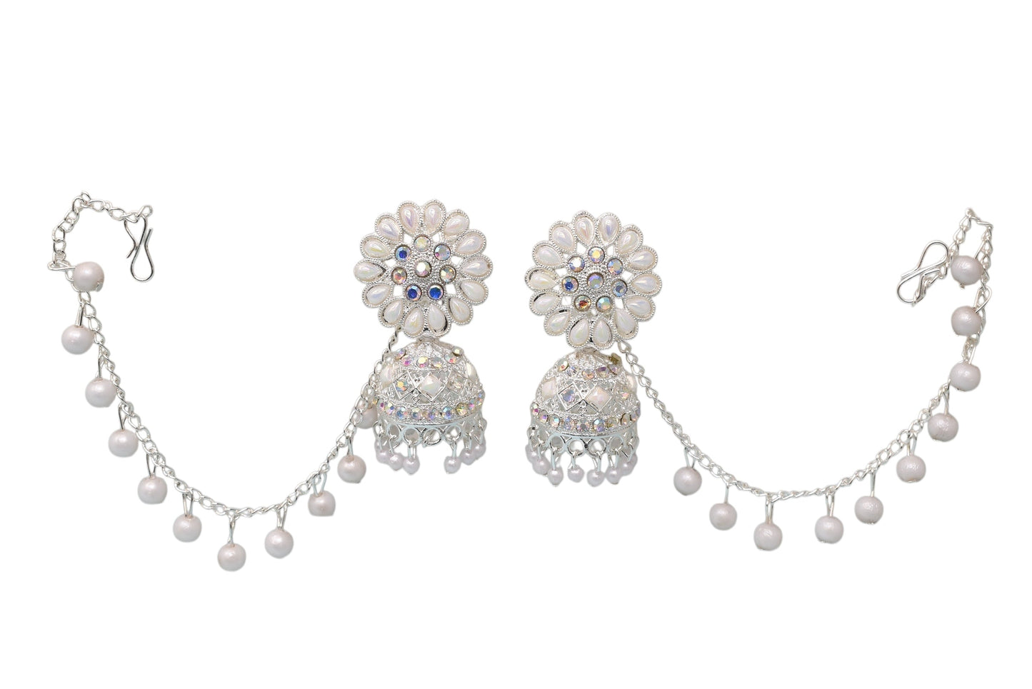 Heritage jewellery jhumkas,silver jhumakas,