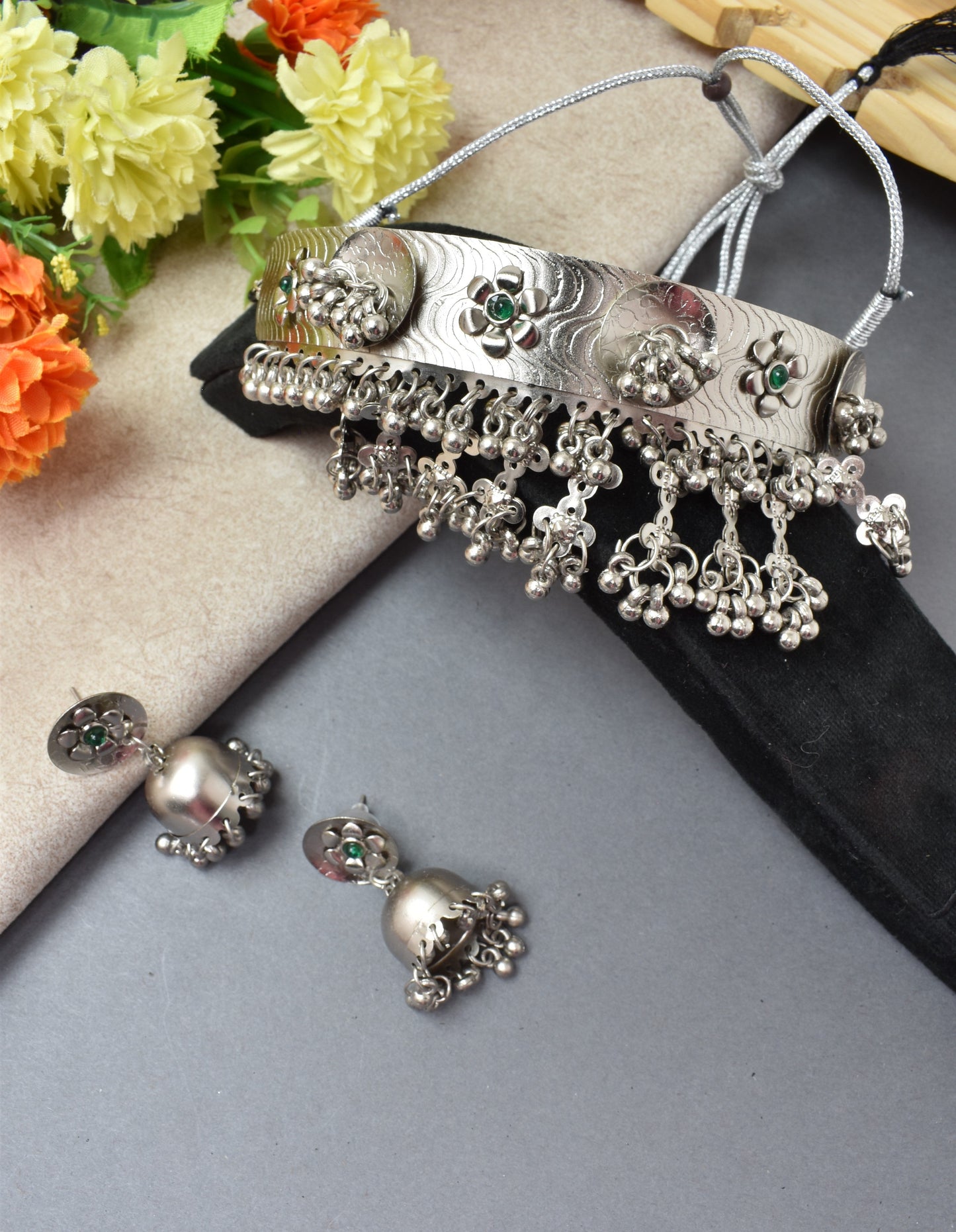 jewellery set for girls,Oxidised silver set,oxidised jwellery set,navratri jewellery set,garba jewellery set,Jewellery set,necklace gale ka,german silver necklace,Jewellery set for women,gale ka haar,neklace set,jewelery set for women,Antique designer set,gift ideas for wife