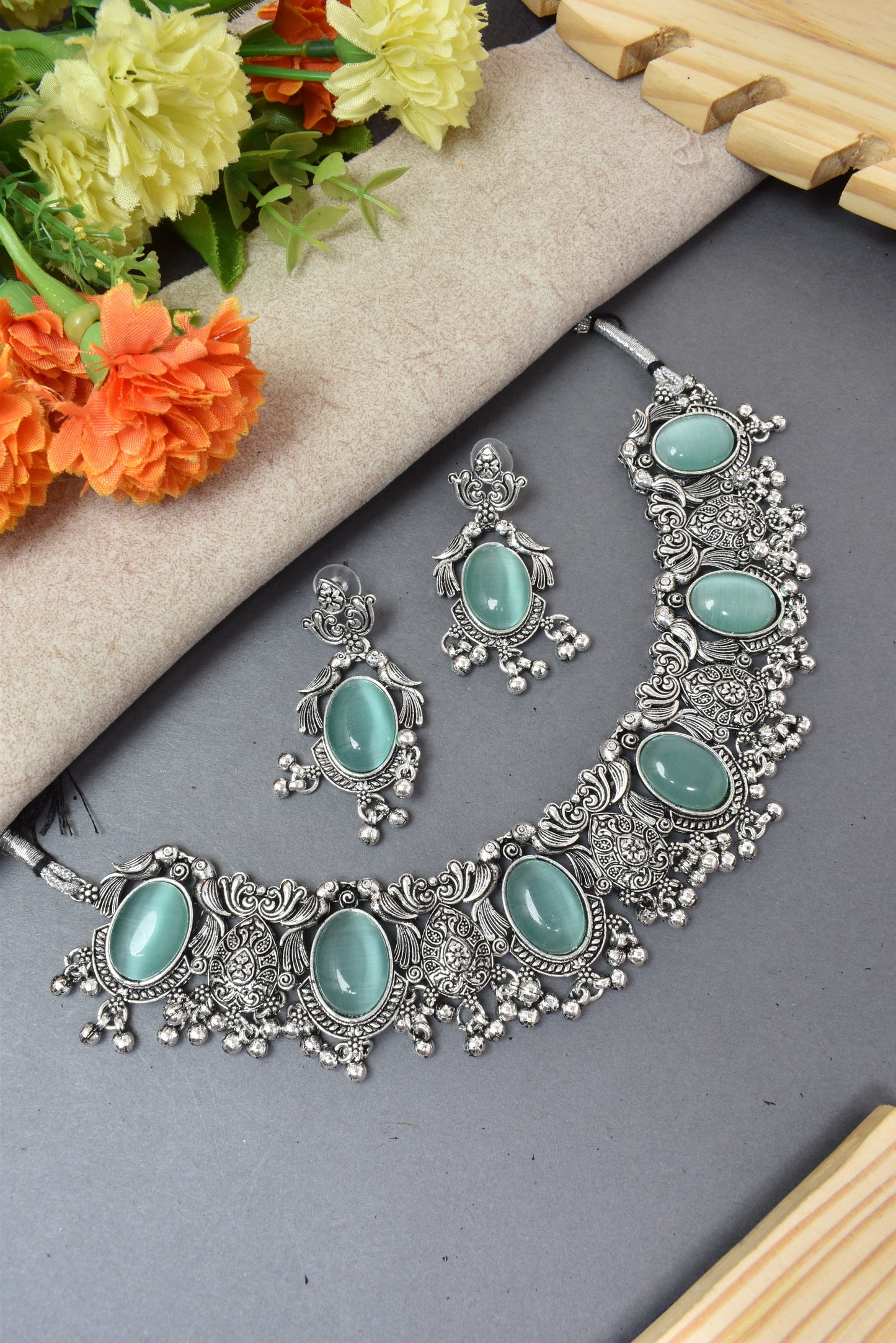 jewellery set for girls,Oxidised silver set,oxidised jwellery set,navratri jewellery set,garba jewellery set,Jewellery set,necklace gale ka,german silver necklace,Jewellery set for women,gale ka haar,neklace set,jewelery set for women,Antique designer set,gift ideas for wife