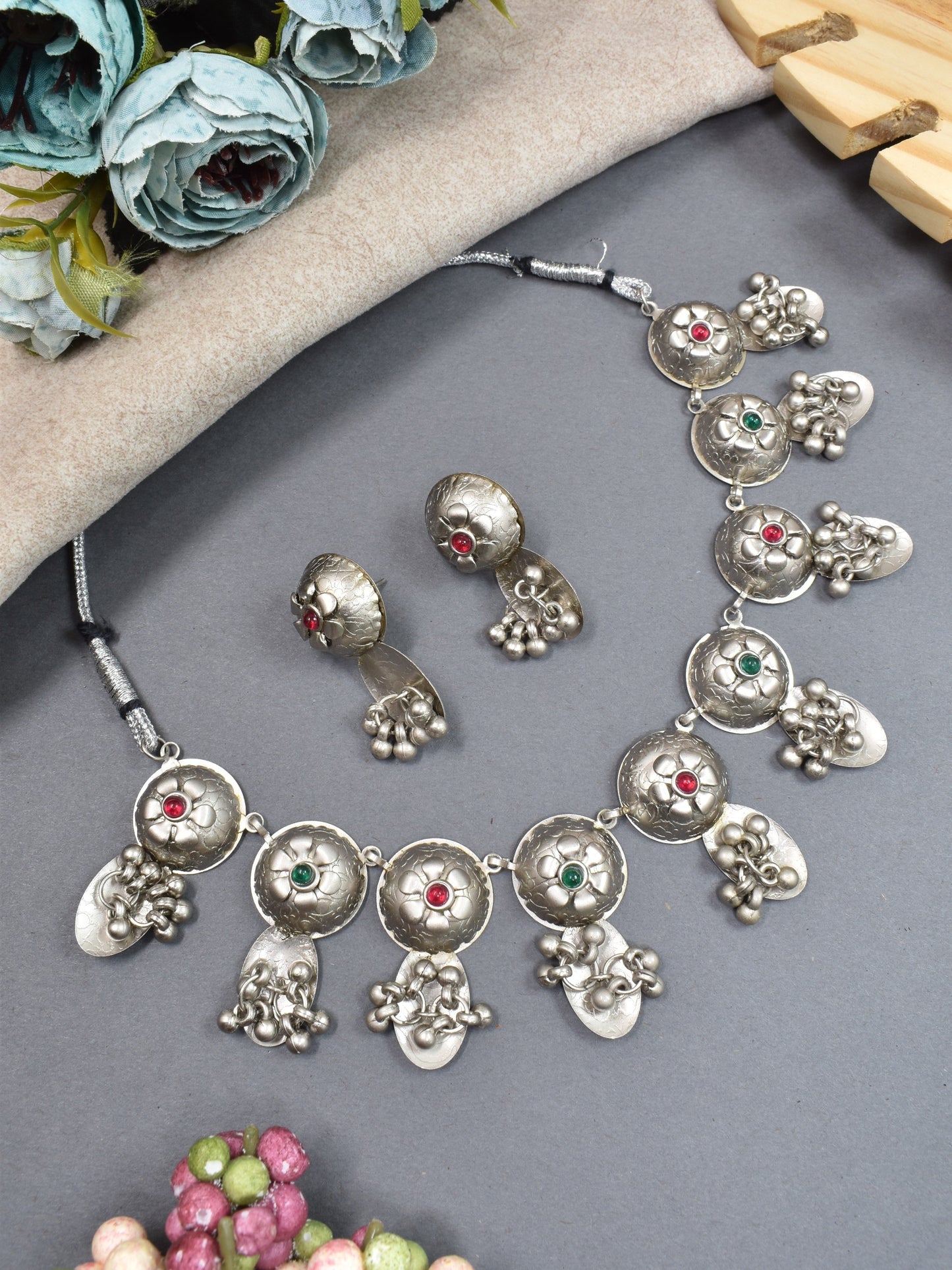 jewellery set for girls,Oxidised silver set,oxidised jwellery set,navratri jewellery set,garba jewellery set,Jewellery set,necklace gale ka,german silver necklace,Jewellery set for women,gale ka haar,neklace set,jewelery set for women,Antique designer set,gift ideas for wife