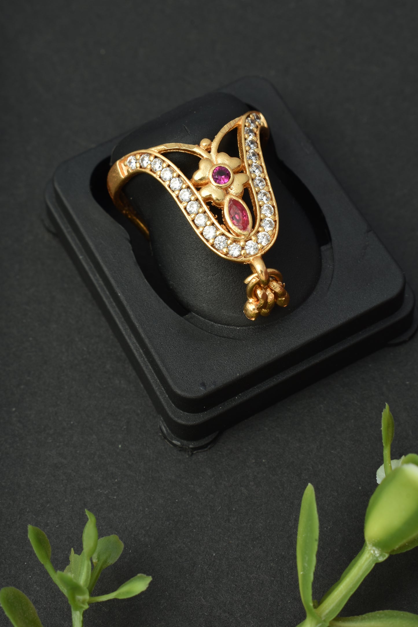 Women's Ethnic Statement Ring for Festive, Wedding