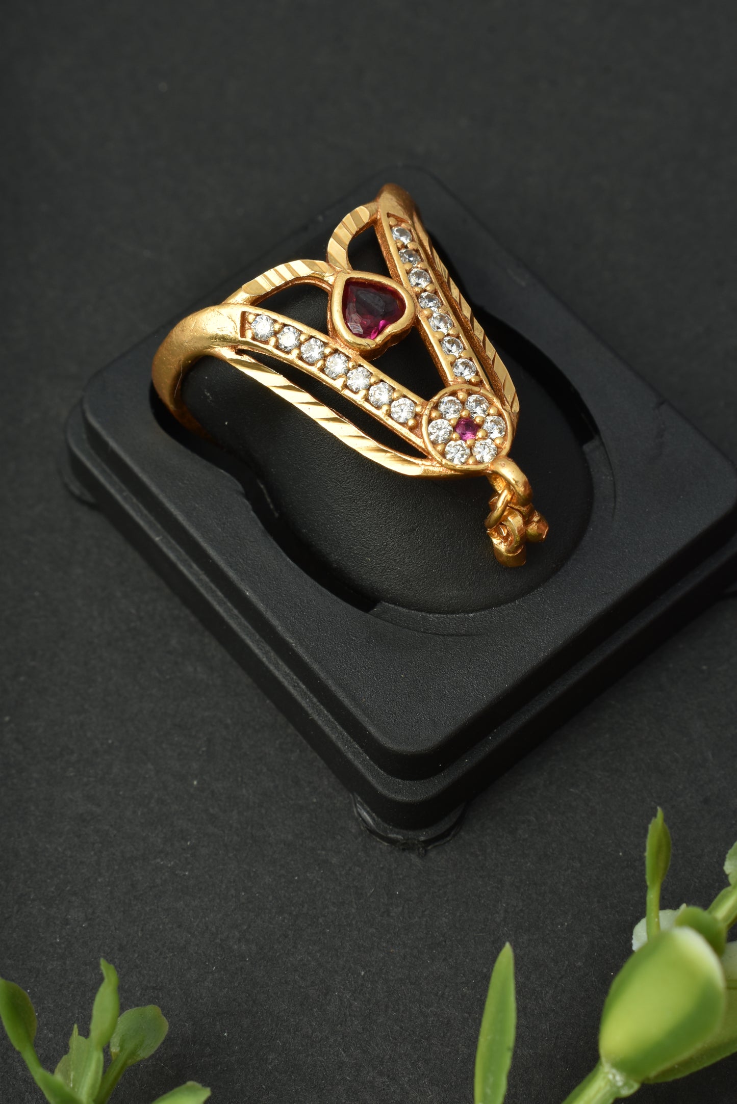 Women's Ethnic Statement Ring for Festive, Wedding