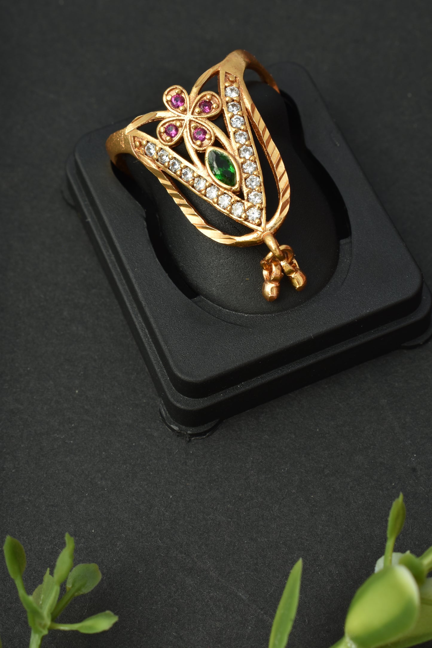 Women's Ethnic Statement Ring for Festive, Wedding
