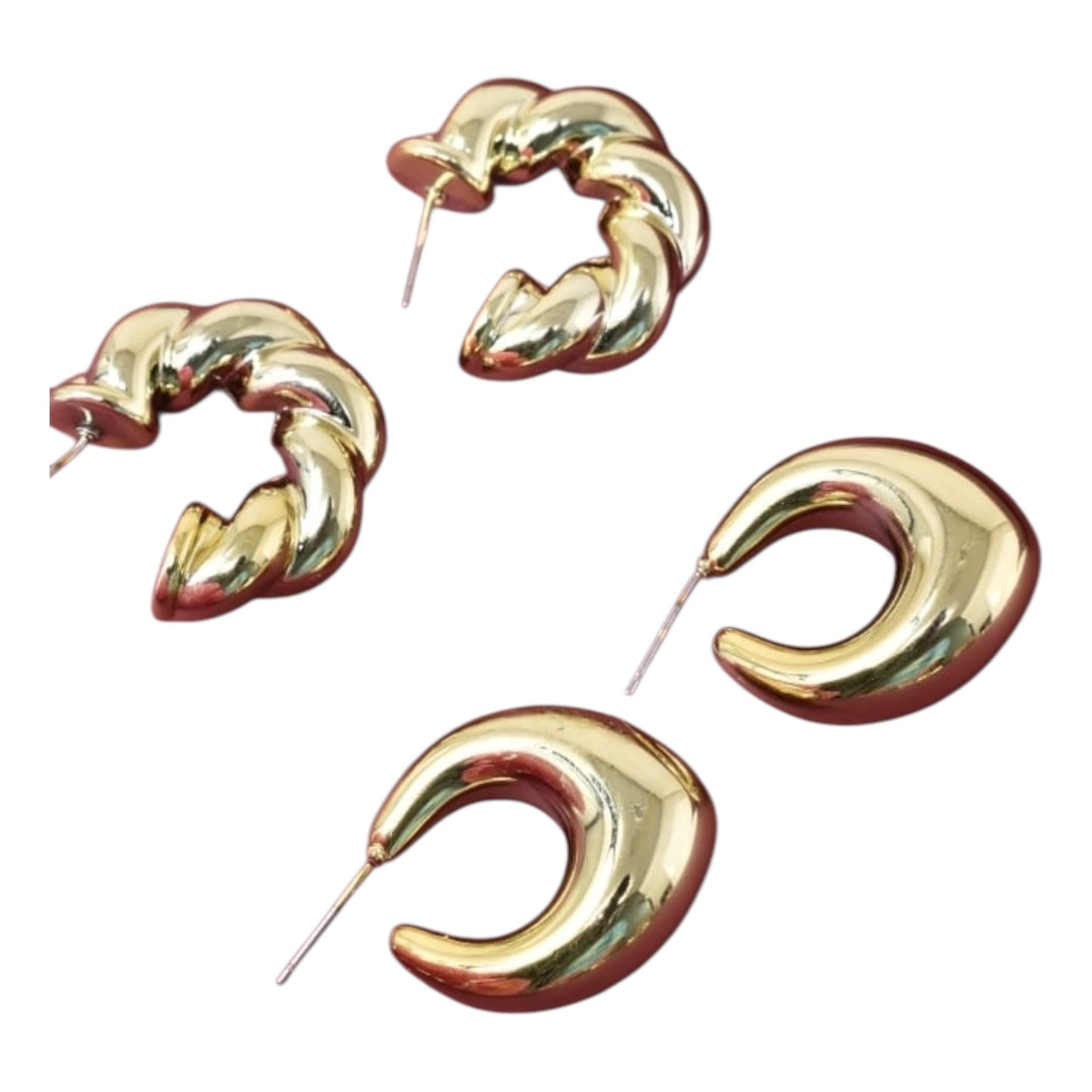 Trendy earring women,Combo earring,golden trending earrings, Pack of 2 Korean Teardrops and hoops earrings studs for women n girls,Korean earring combo,Hoop earrings,drop earrings,tiny earrings,minimlist earrings,celestial higgie earrings for girls n women,gift ideas Korean Jewelery