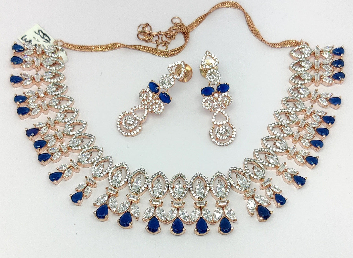 Dazzling AD Studded Diamond Set