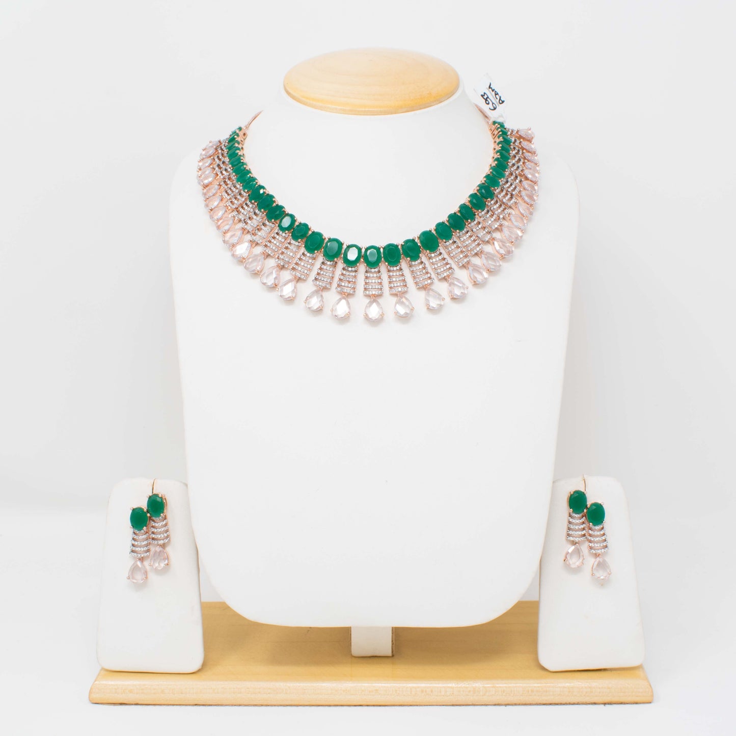 Dazzling AD Studded Diamond Set