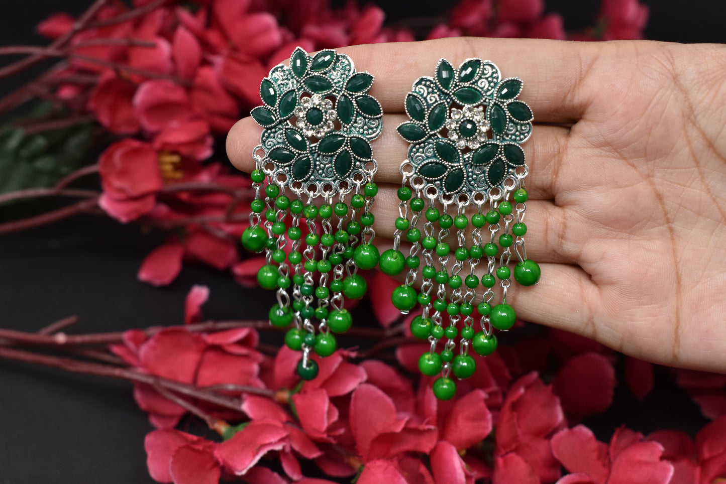 oxodized Jhumkas