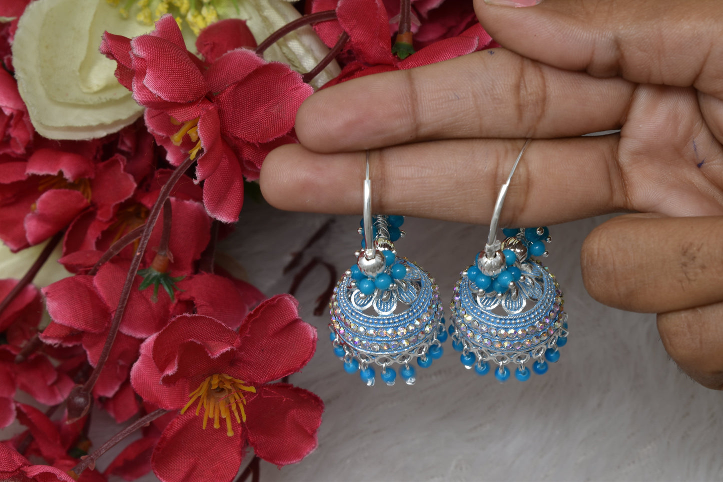 Antique design Minakari work Gold plated Tradional Earrings for women n girls