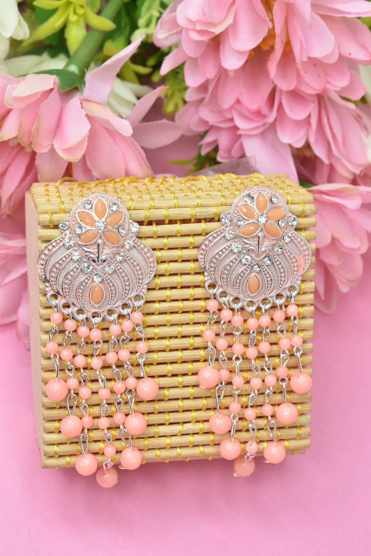 Earrings Jhumaki,Jumakas big,jhumkiyaan for women,Stylish partywear multicolored German silver earrings,big partywear bollywood style Earrings