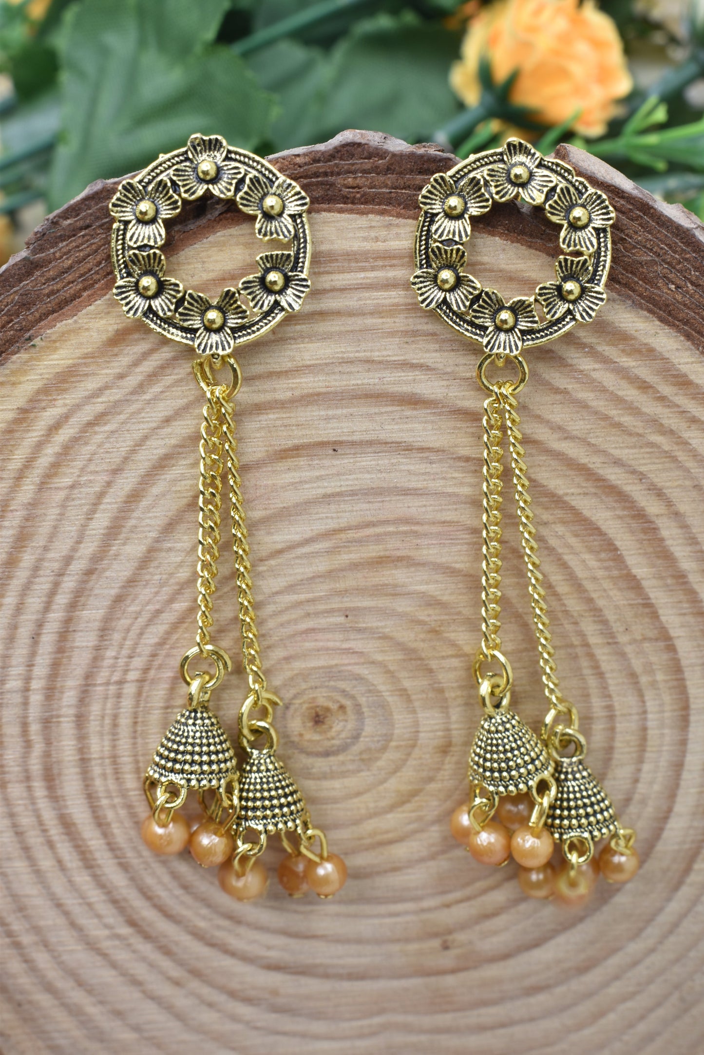 Earrings Jhumaki,Jumakas big,jhumkiyaan for women,Stylish partywear multicolored German silver earrings,big partywear bollywood style Earrings