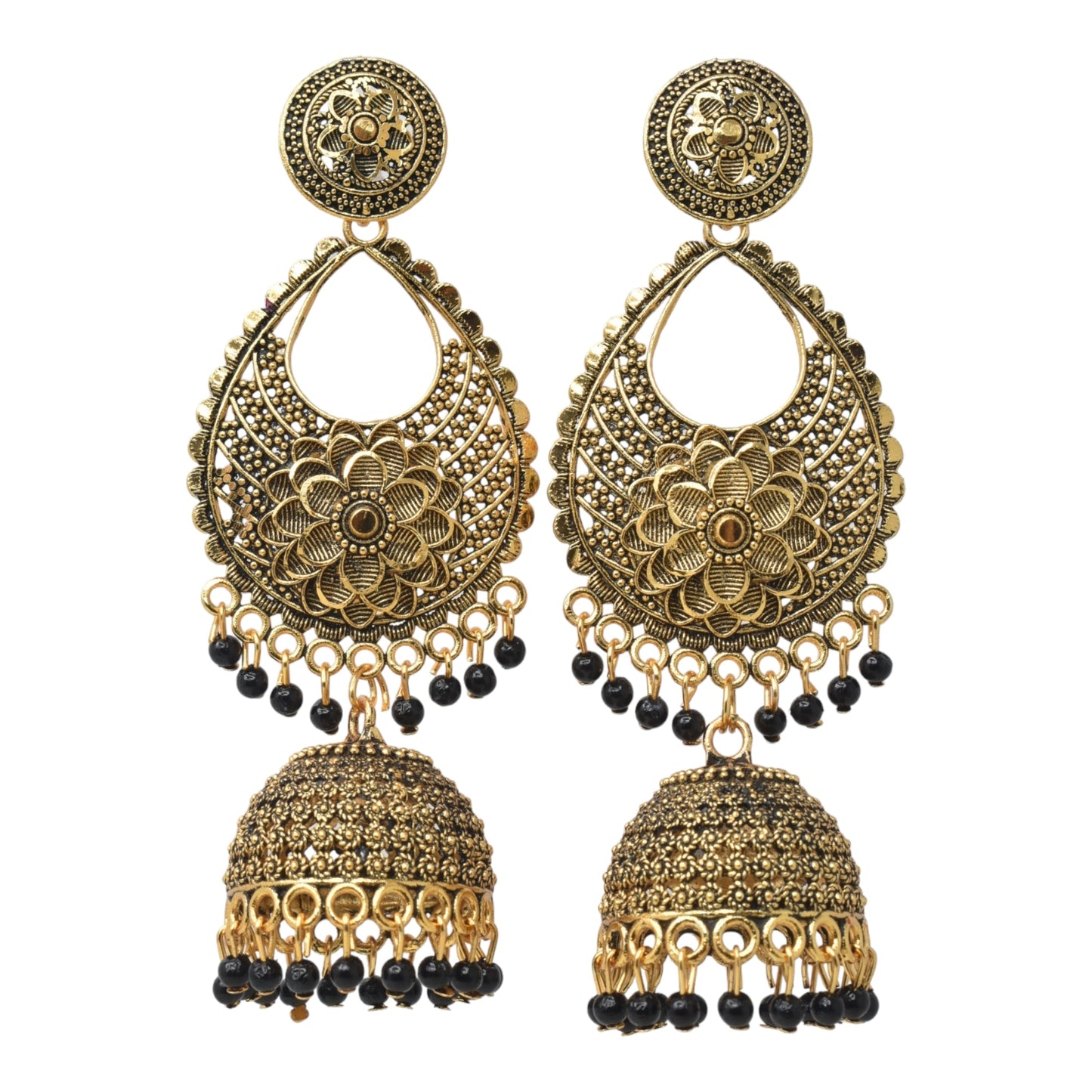 Earrings Jhumaki,Jumakas big,jhumkiyaan for women,Stylish partywear multicolored German silver earrings,big partywear bollywood style Earrings