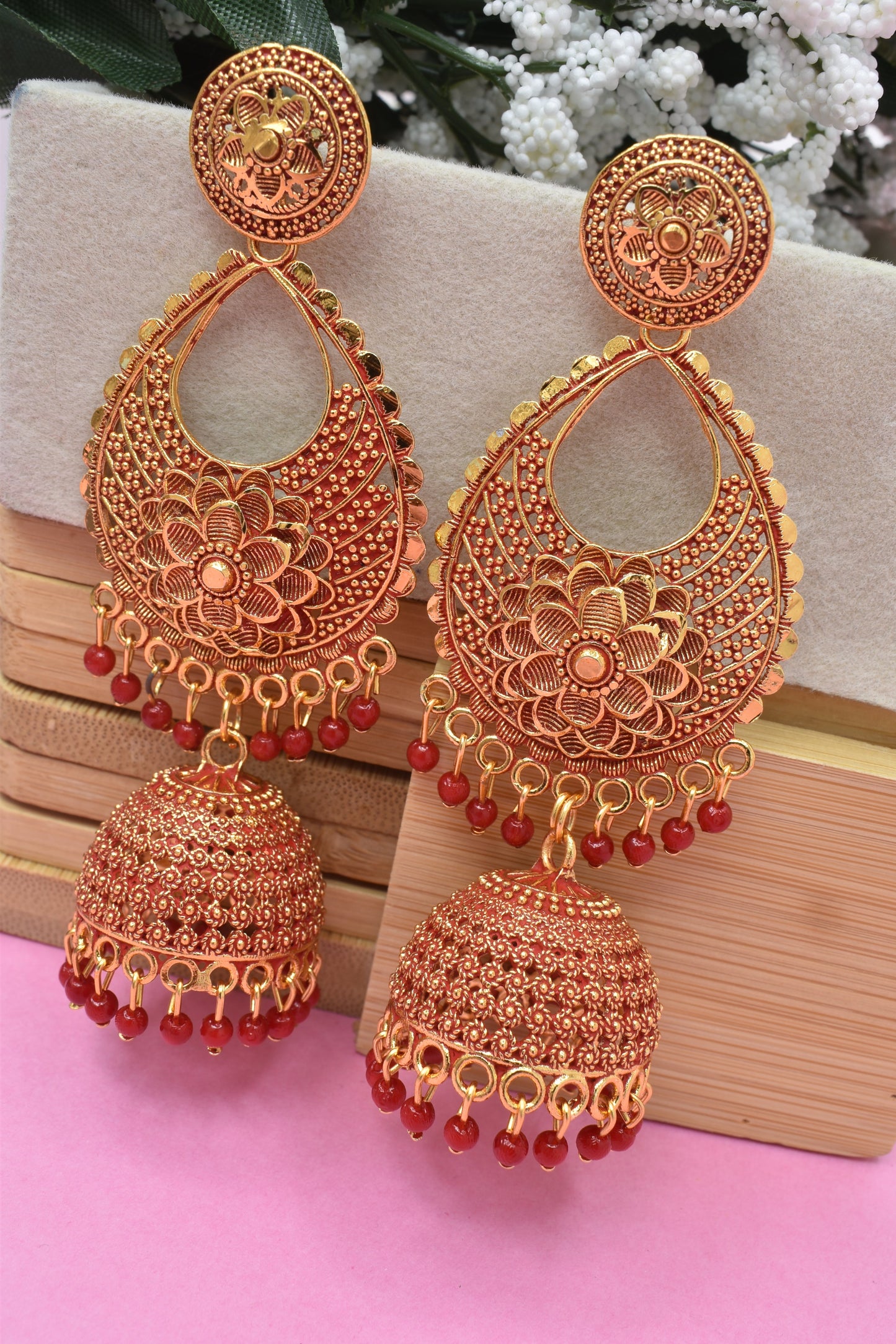 Earrings Jhumaki,Jumakas big,jhumkiyaan for women,Stylish partywear multicolored German silver earrings,big partywear bollywood style Earrings