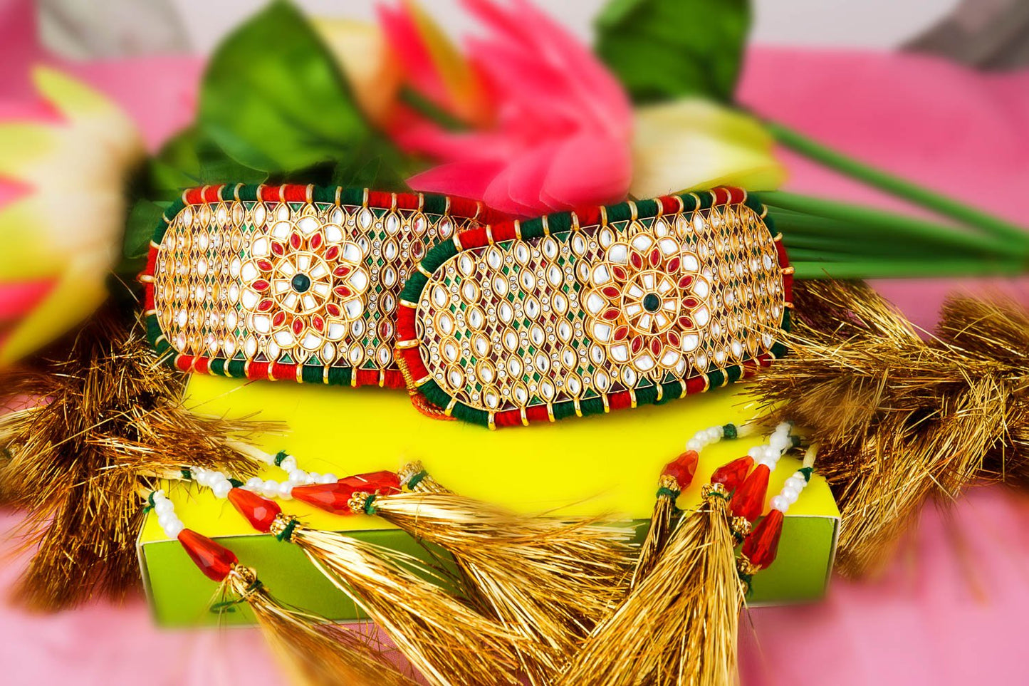 Royal Rajputi Golden Bajuband