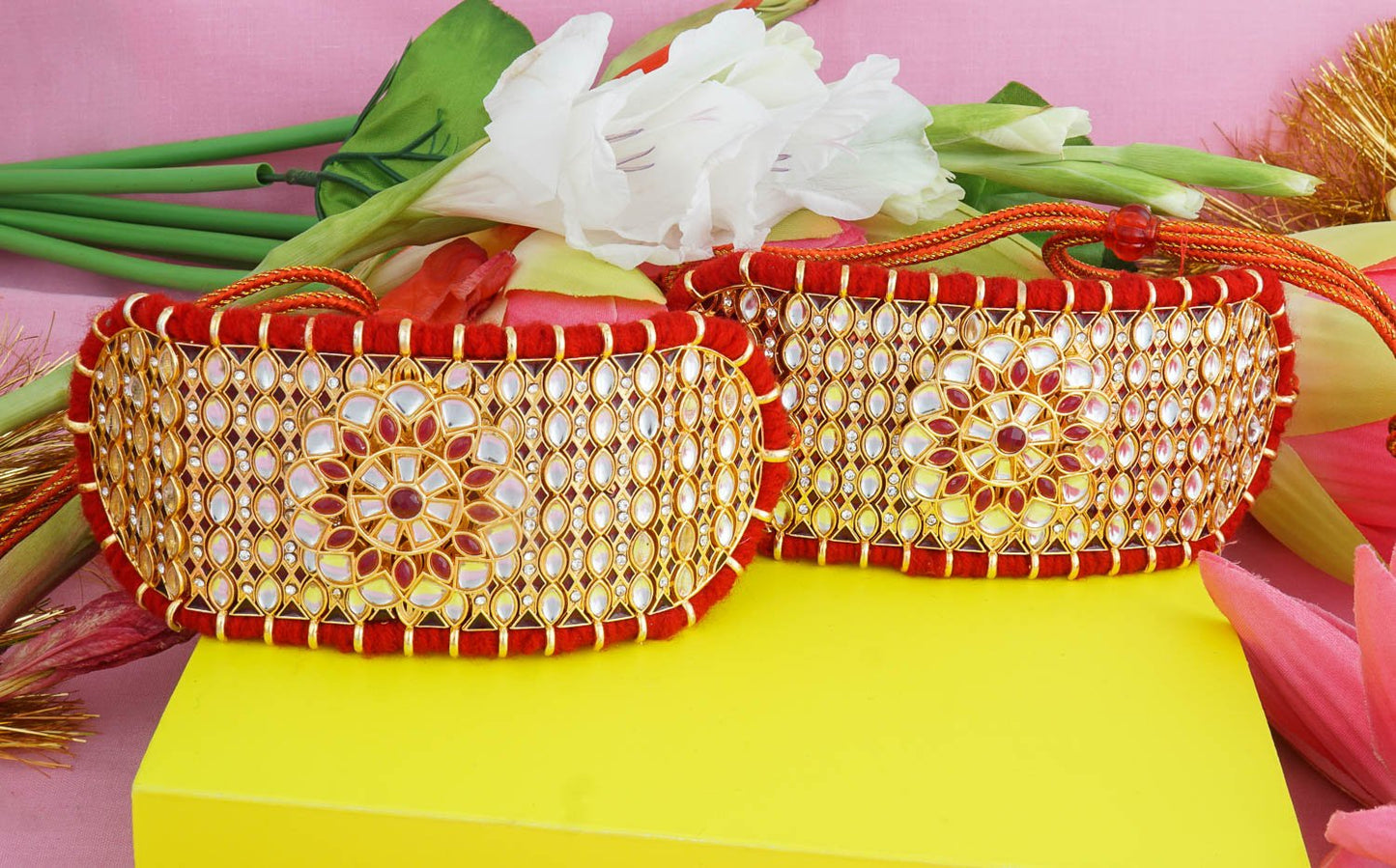 Royal Rajputi Golden Bajuband