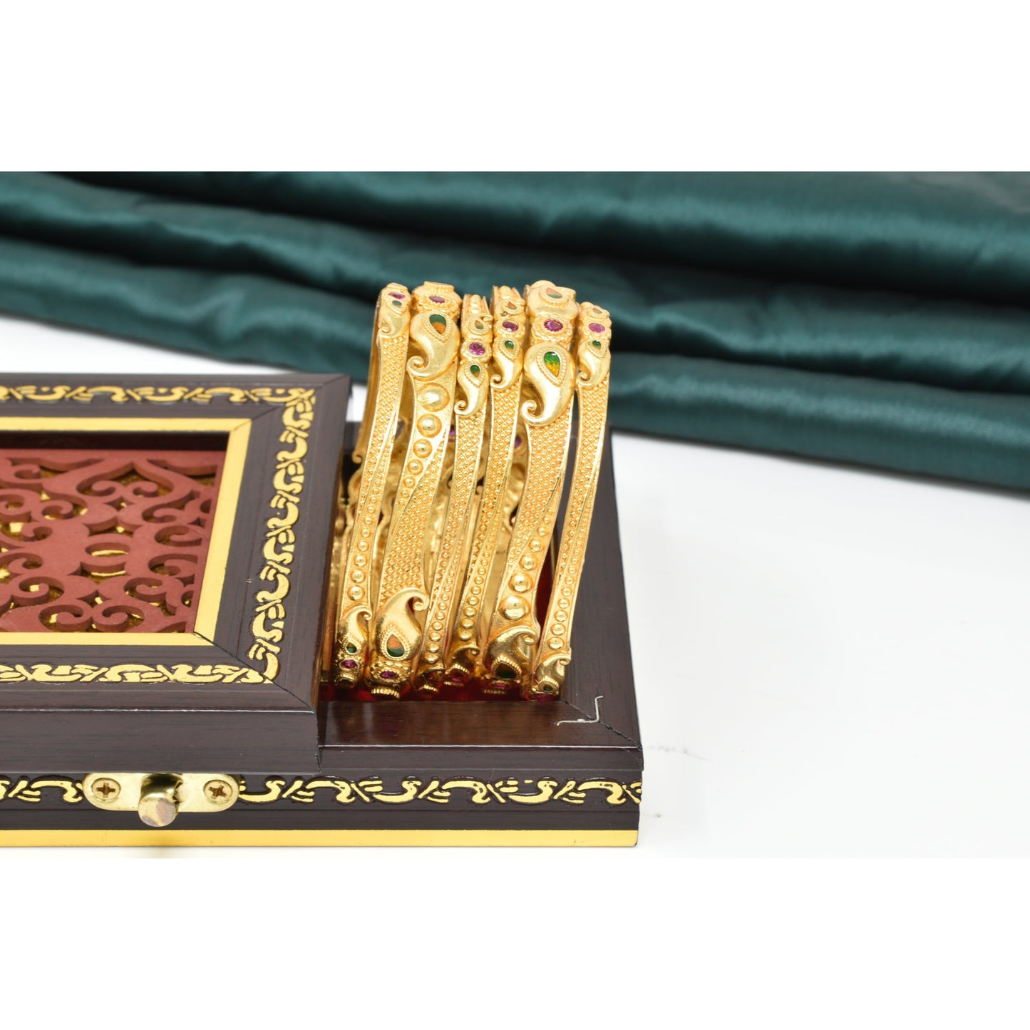 Elight Glittering Fusion Gold Plated Bangels and Bracelet