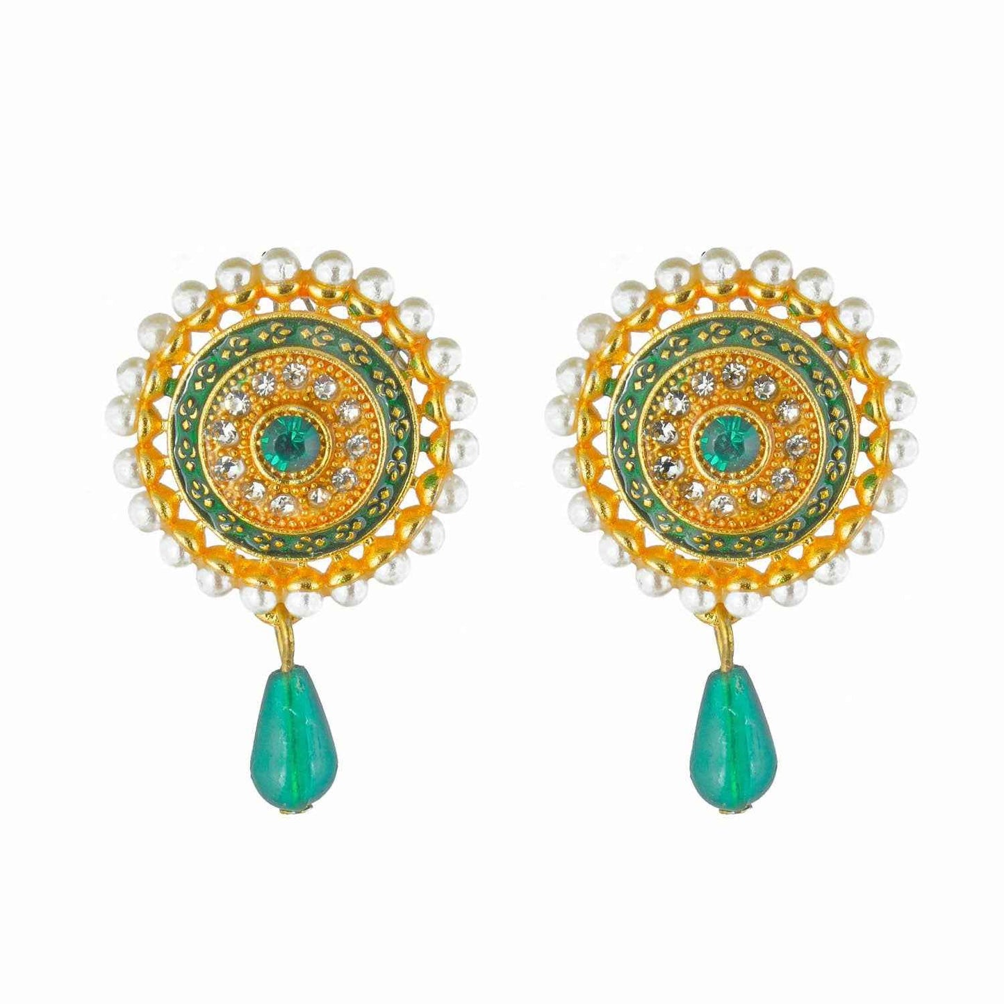 Royal Rajputi Moti Choker Chik Set