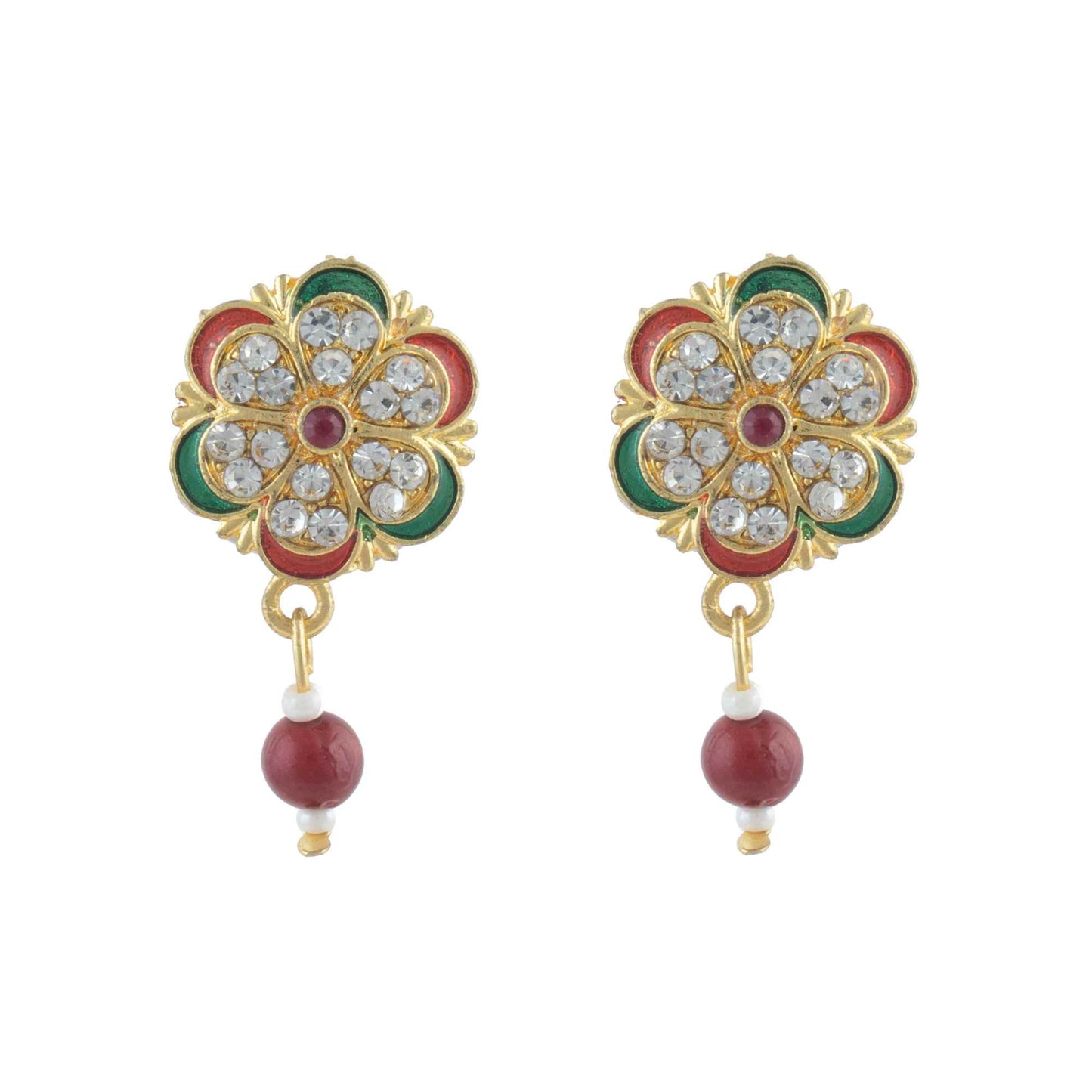 Royal Rajputi Moti Choker Chik Set