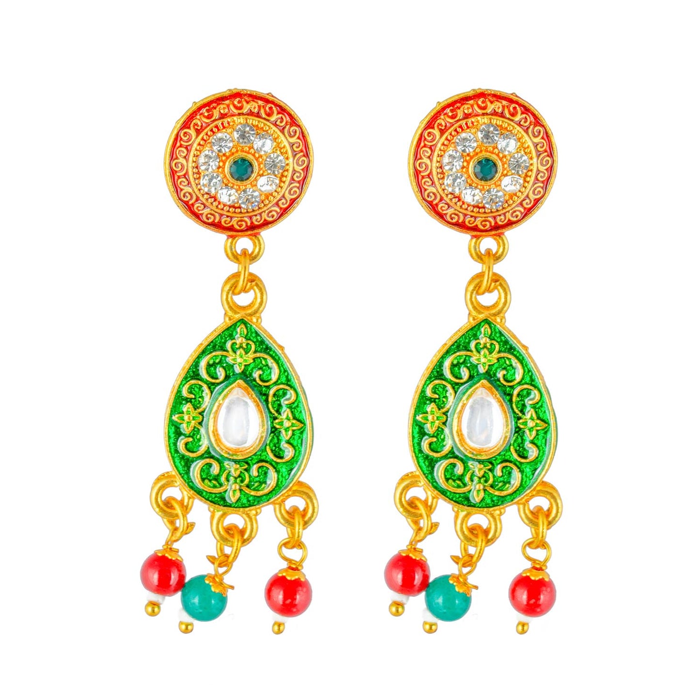 Royal Rajputi Moti Choker Chik Set