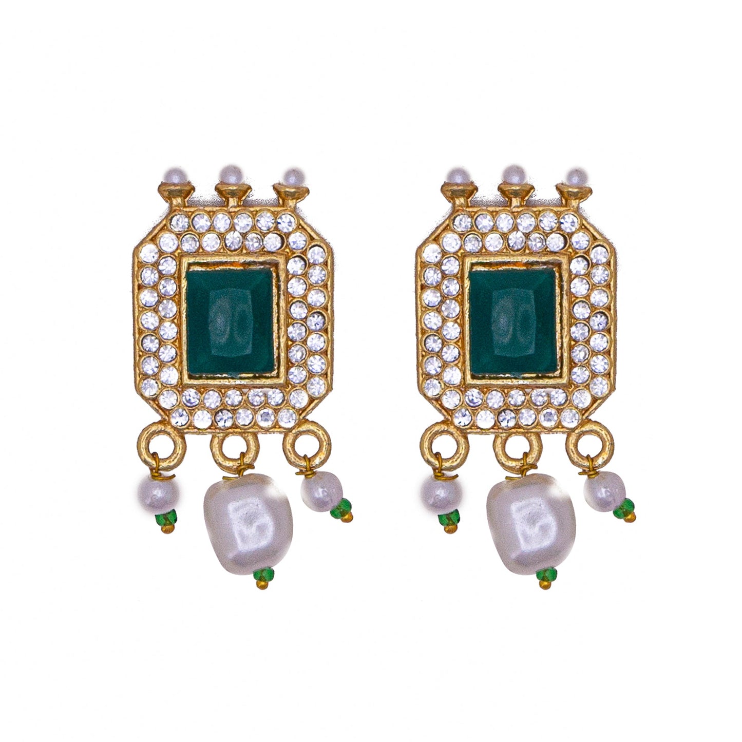 Traditional Rajputi Moti Choker Chik Set