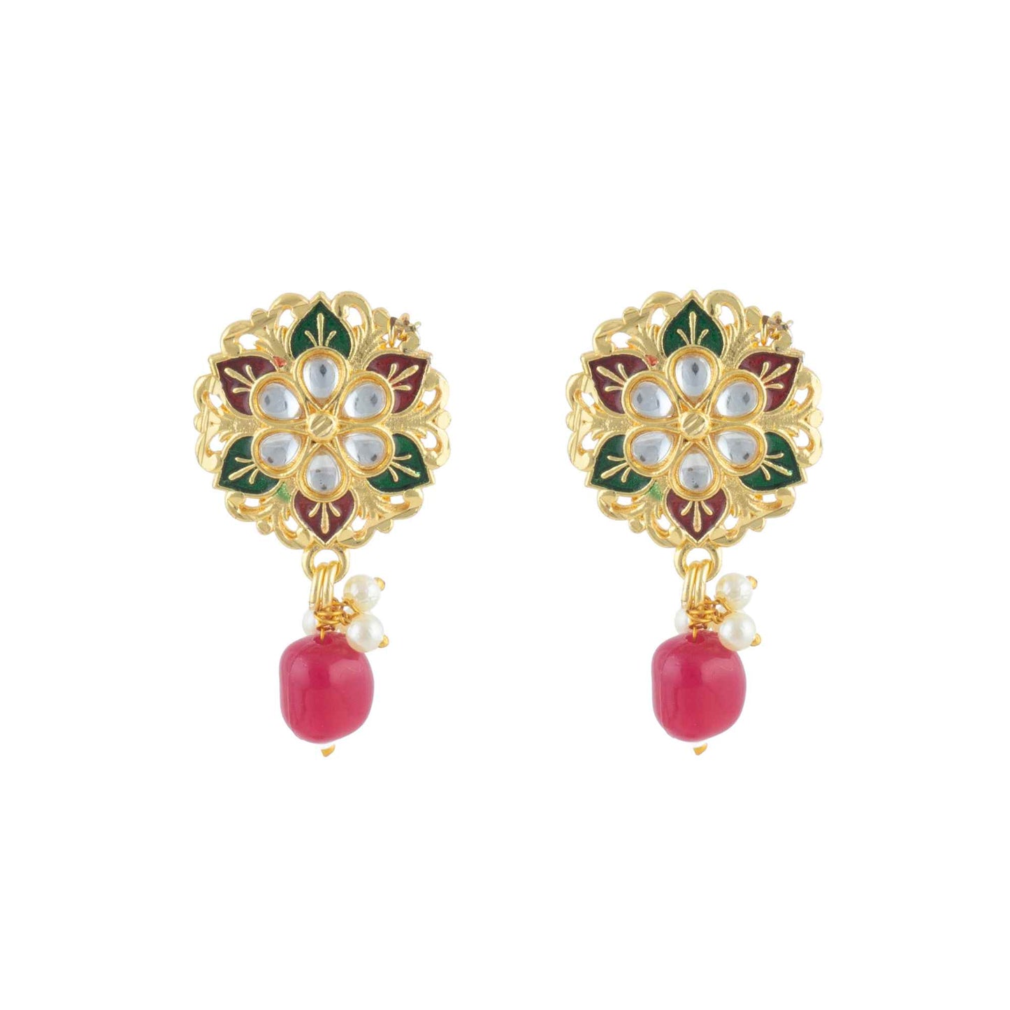 Royal Rajputi Moti Choker Chik Set