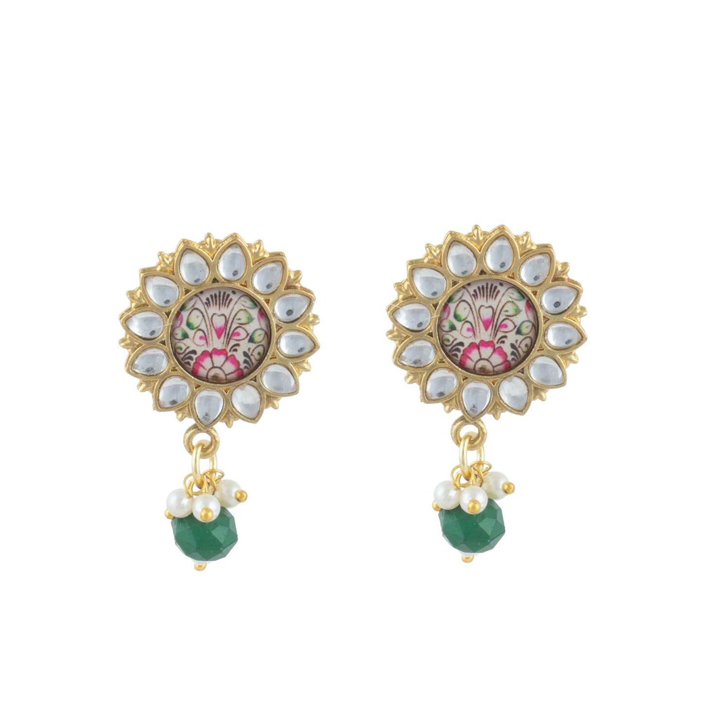 Royal Rajputi Moti Choker Chik Set