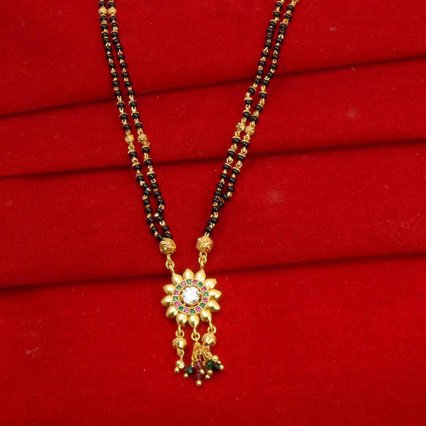Trendy Multy Strand Mangalsutra Design
