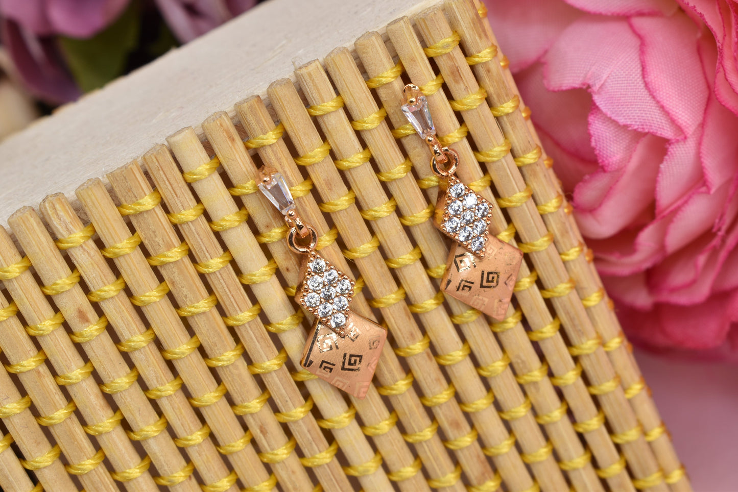 Rose gold plated earrings,bali earrings,stud,huggis,Jhumaka,jhumki big earrings,long earrings,earrings for girls,partywear earrings,bollywood earrings,wedding earrings,heavy designer earrings,