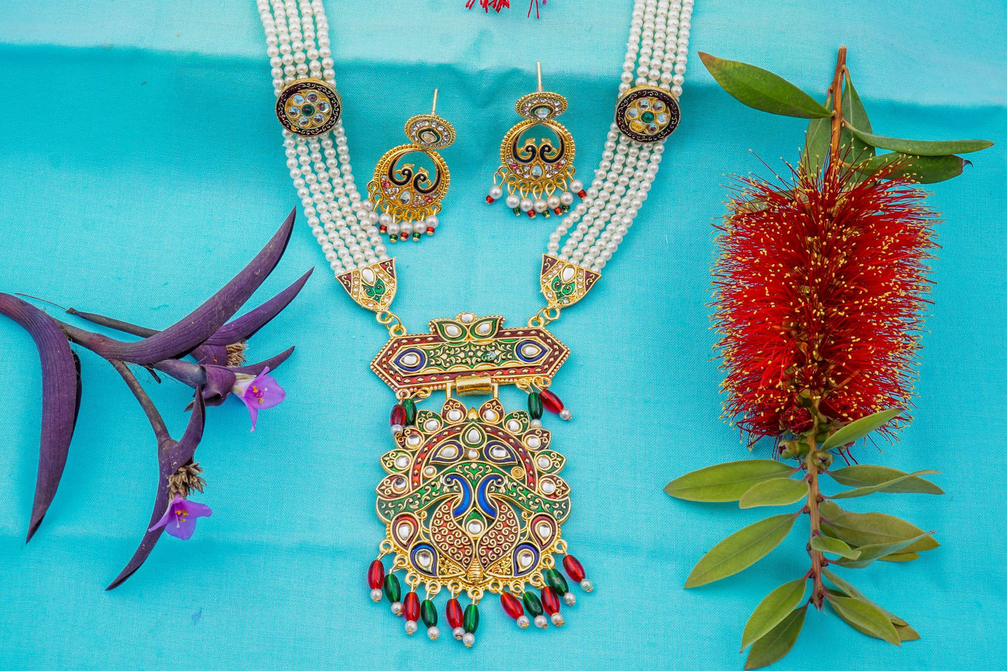 PEARL-LONG-RANI-HAAR-SET-107