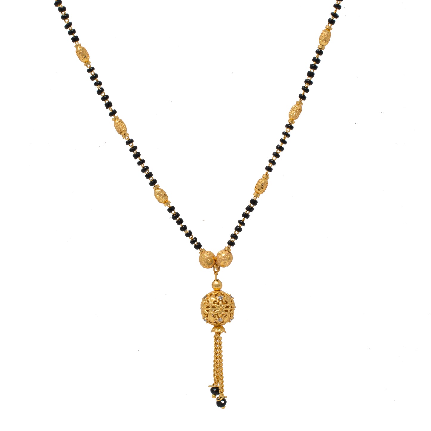 Light Weight Trendy Gold Plated Mangalsutra