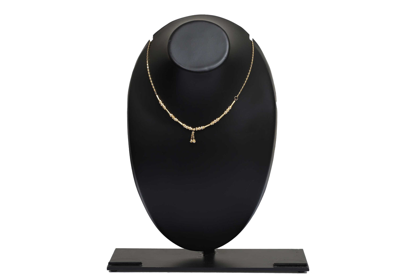 Indian Jewellery from Meira Jewellery:Chain Necklace,Trendy Golden Chain Necklace MJ-DOK-HD-01BG