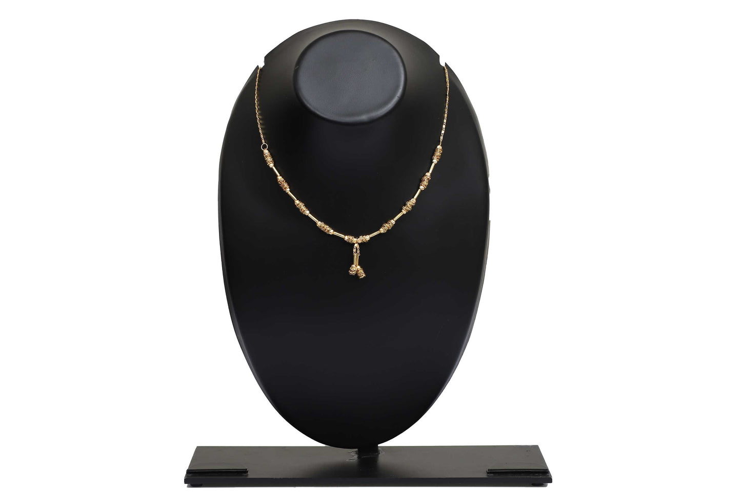 Indian Jewellery from Meira Jewellery:Chain Necklace,Trendy Golden Chain Necklace MJ-DOK-HD-02CG