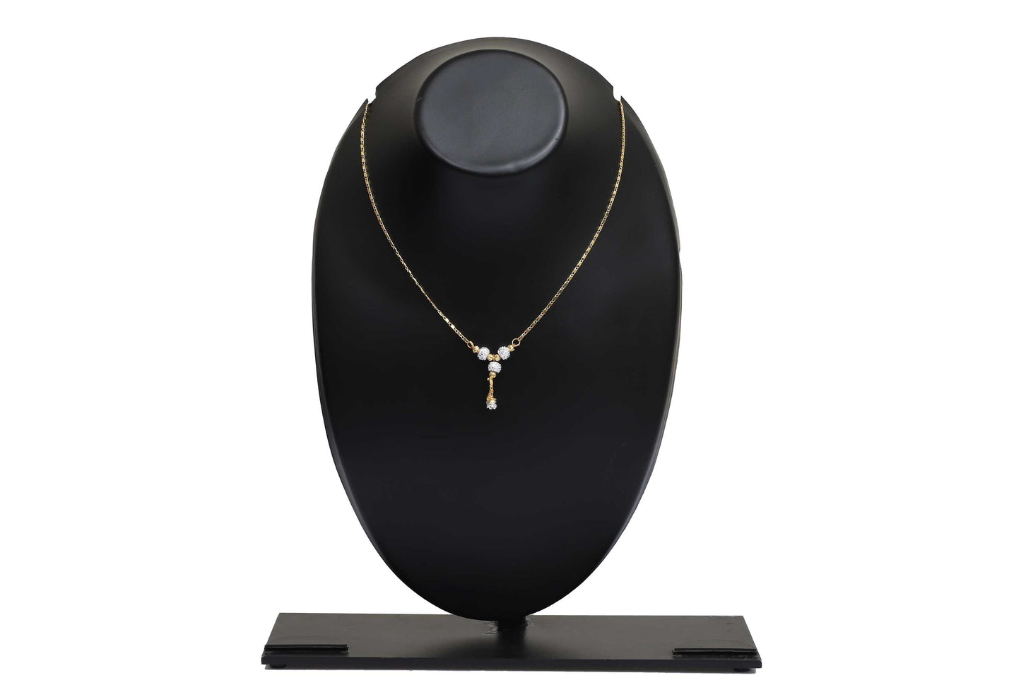 Indian Jewellery from Meira Jewellery:Chain Necklace,Trendy Golden Chain Necklace MJ-DOK-HD-04G