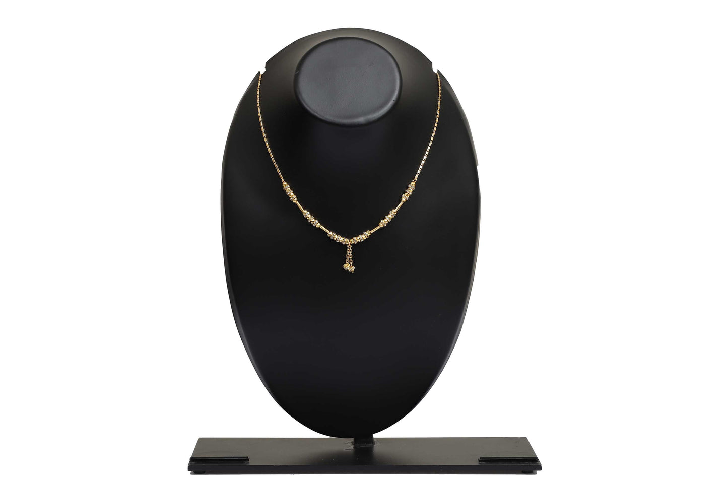 Indian Jewellery from Meira Jewellery:Chain Necklace,Trendy Golden Chain Necklace MJ-DOK-HD-09AG