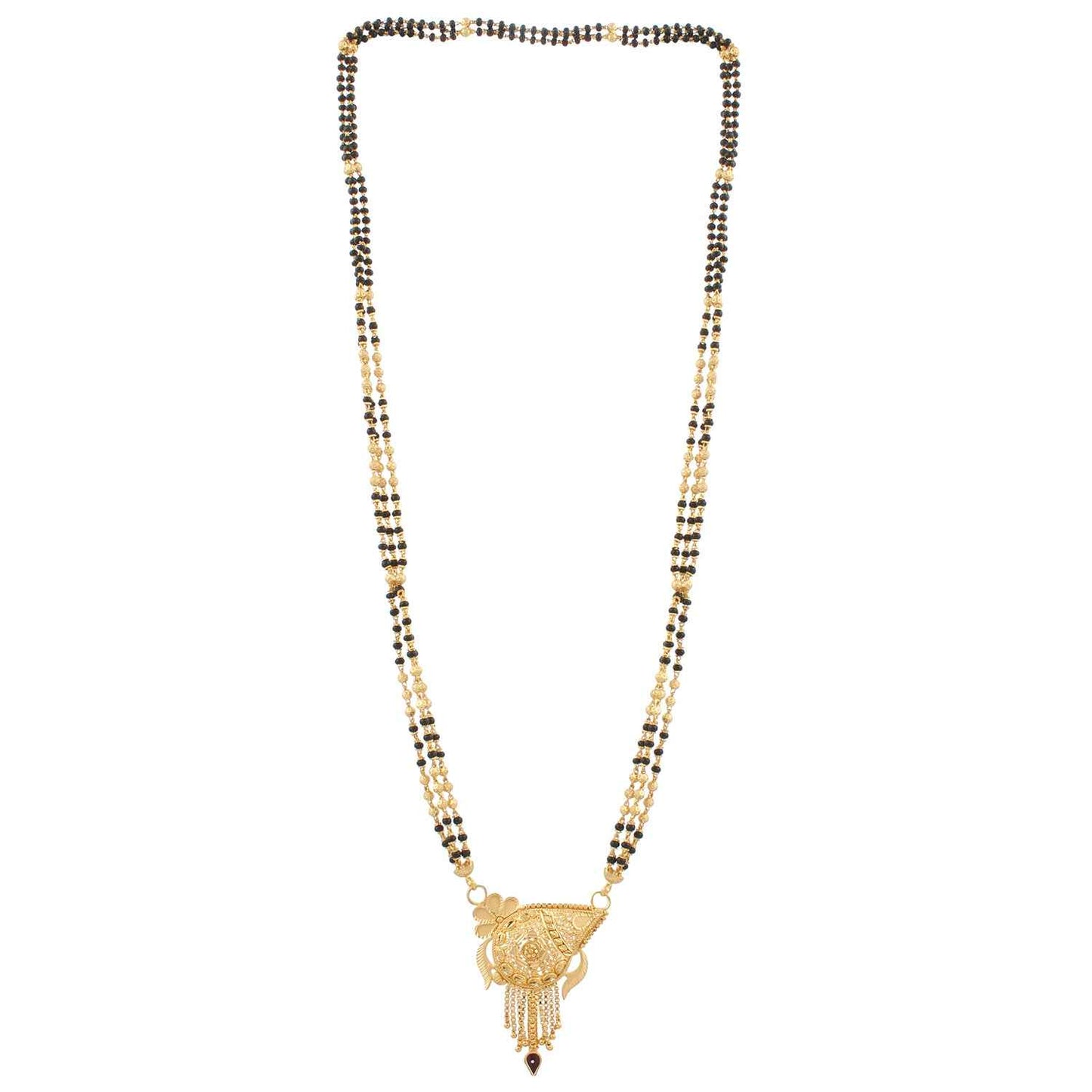 Indian Jewellery from Meira Jewellery:Mangalsutra,Gold Plated Classic Design Mangalsutra for Women