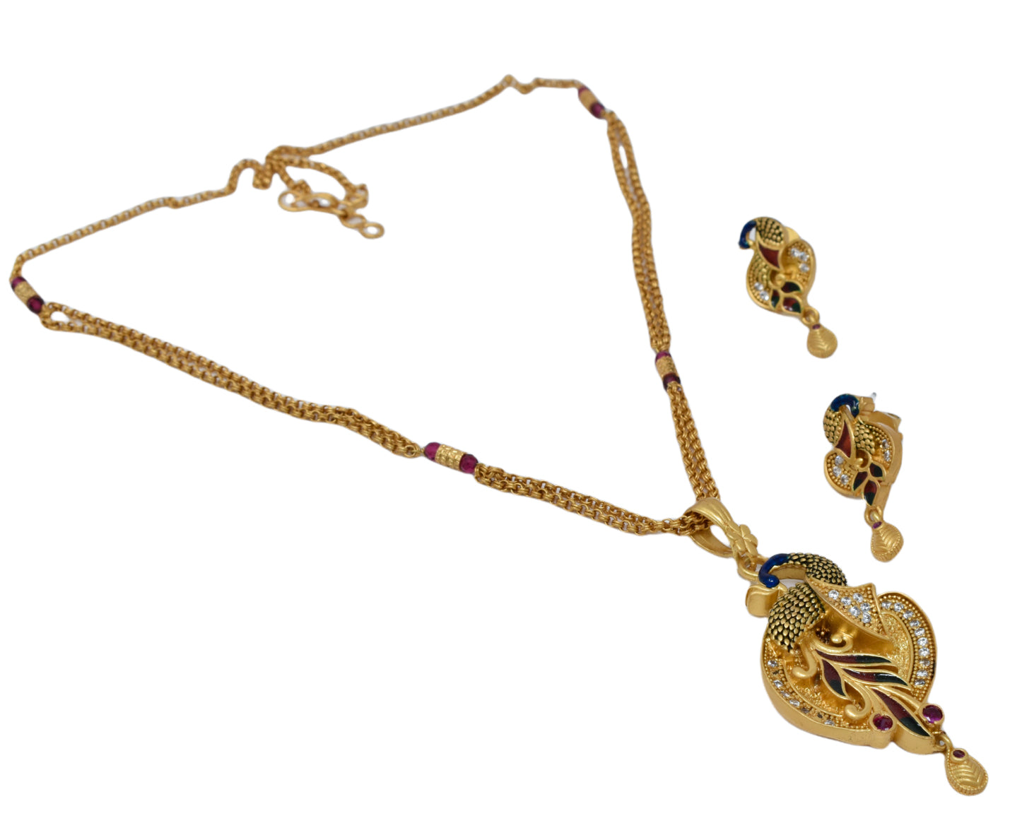 Gold-Plated Chain-Pandent set