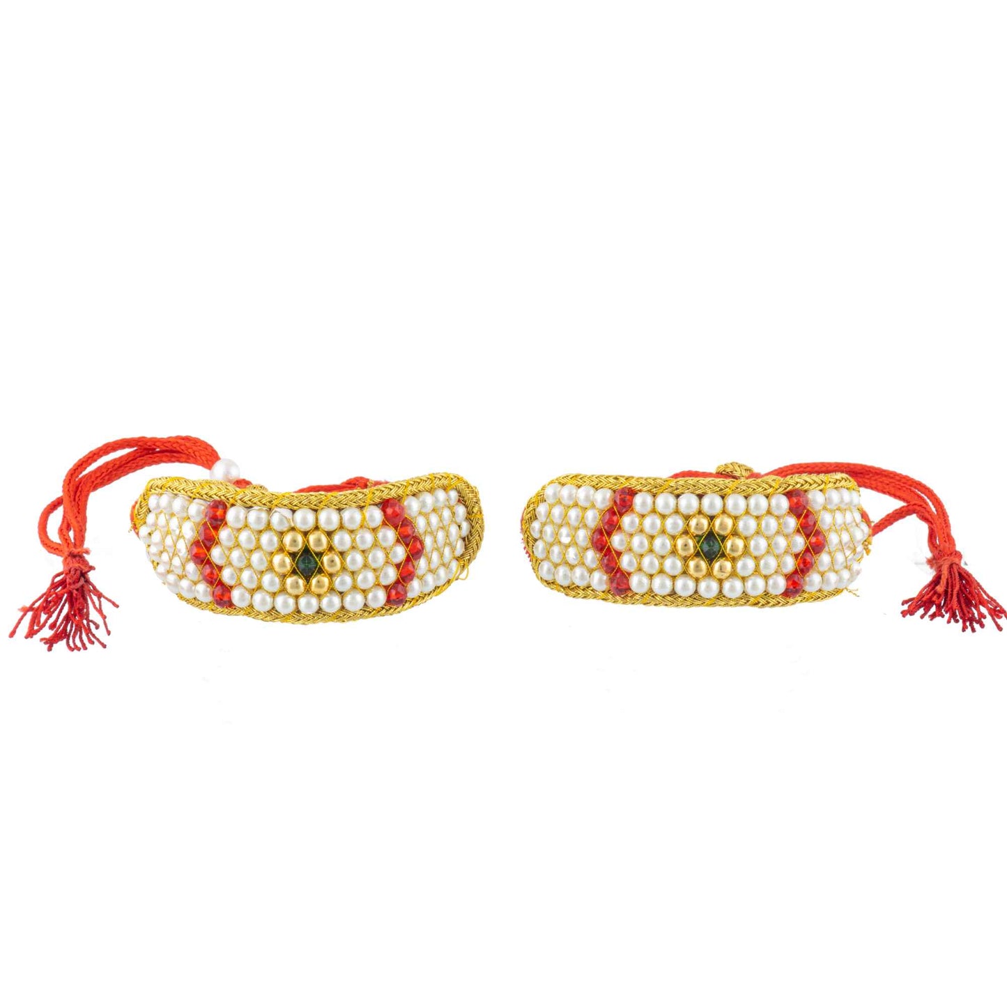 American Diamond studded Rajputi Rajwadi Punsi / Pocchi Hand Bracelet