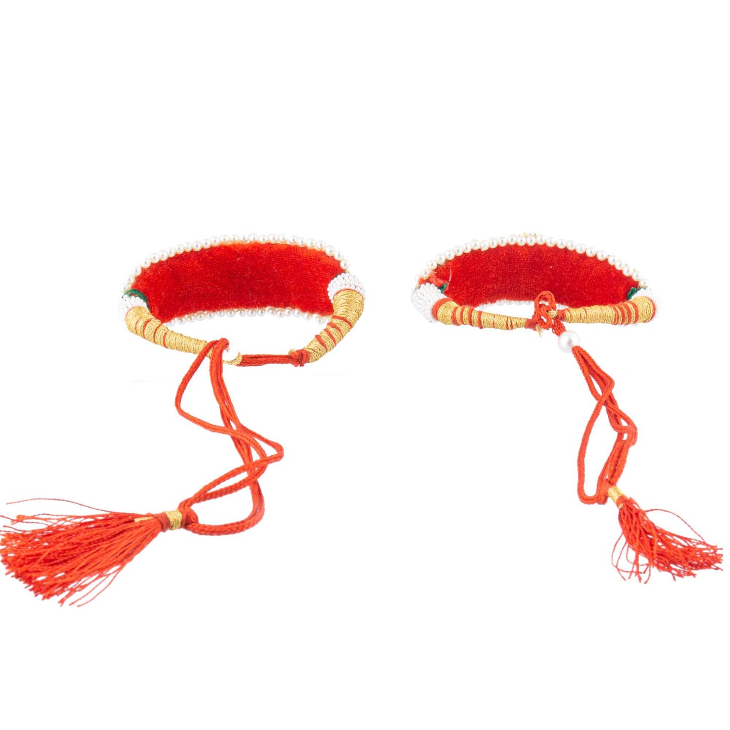 American Diamond studded Rajputi Rajwadi Punsi / Pocchi Hand Bracelet